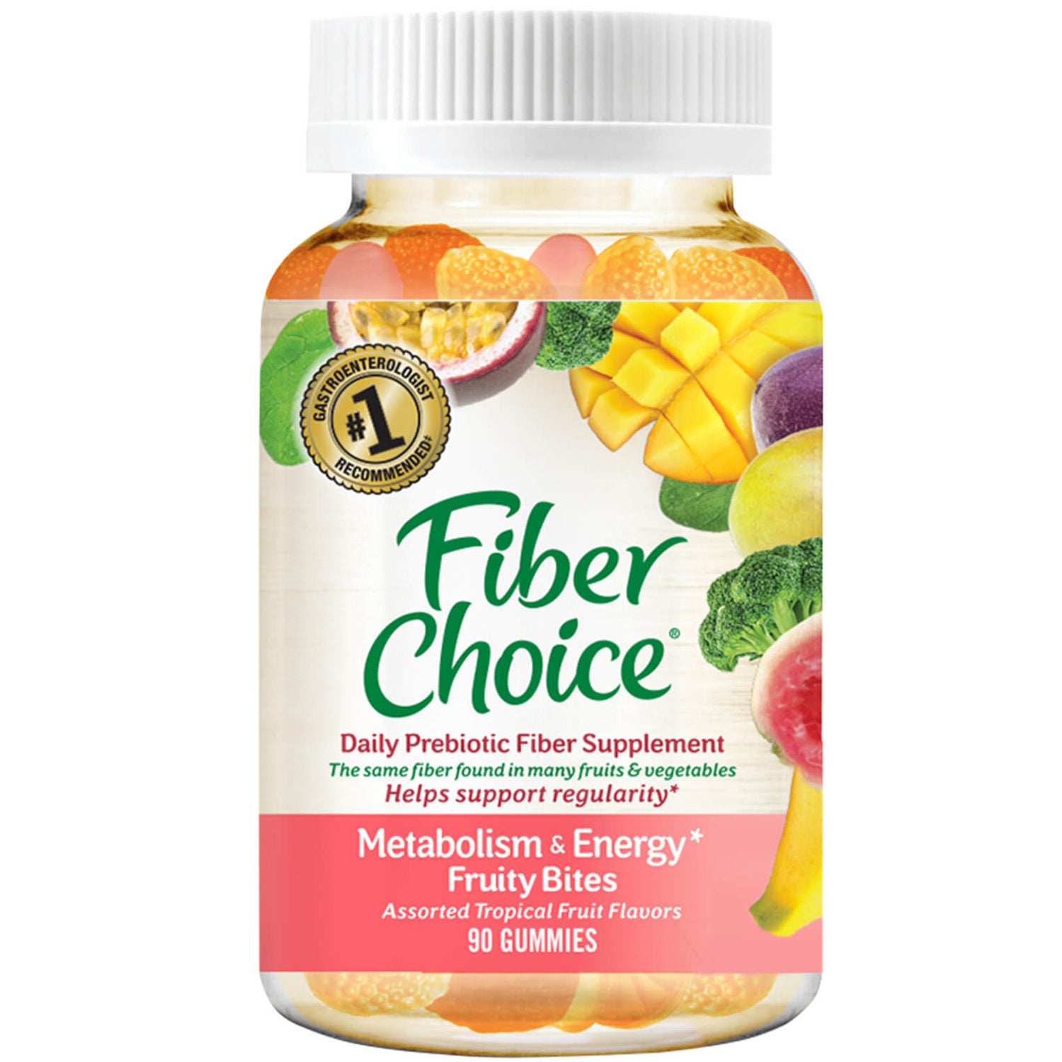 Fiber Choice® Metabolism & Energy† Fruity Bites Gummy 90 Capsules