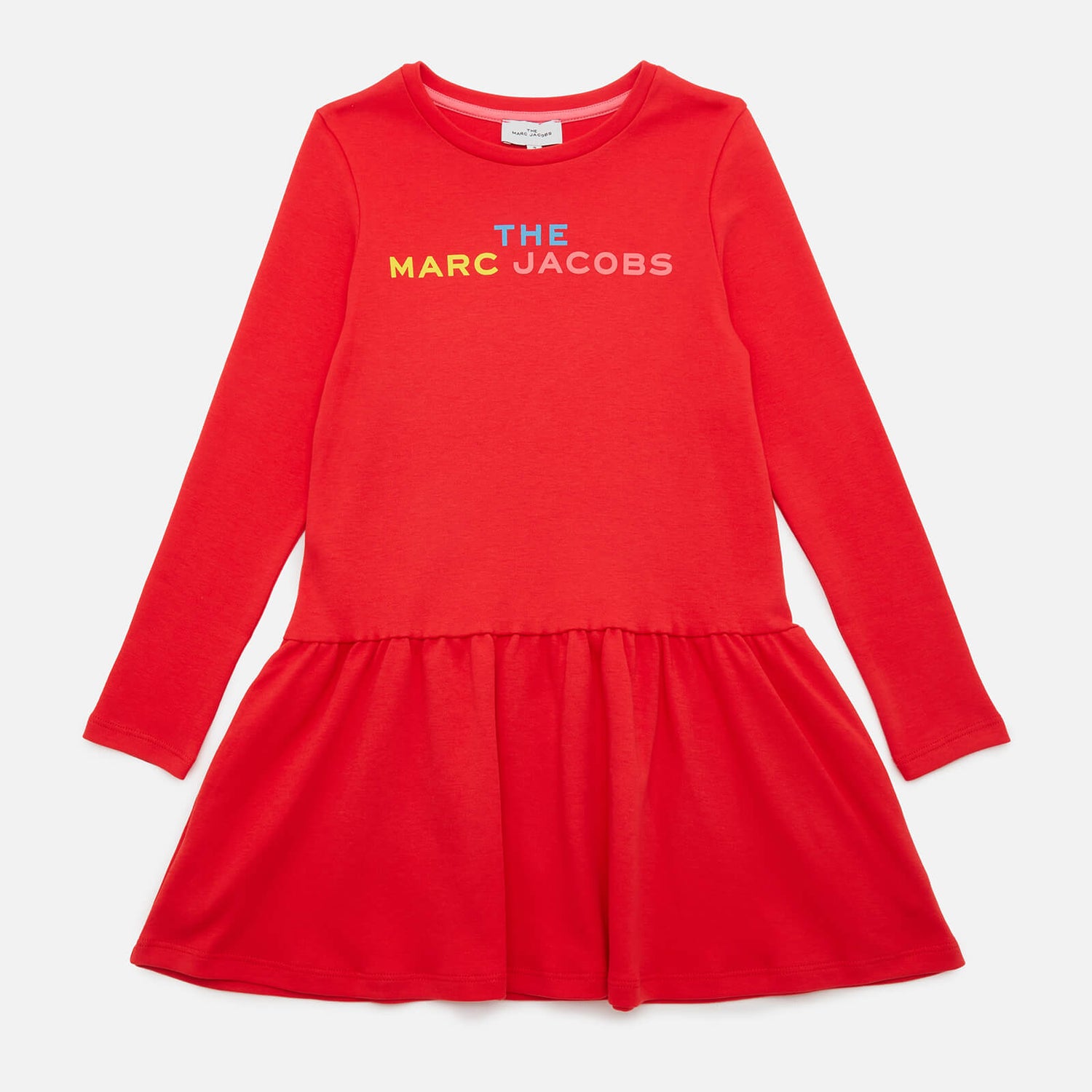 The Marc Jacobs Girls' Snow Day In New-York Logo Dress - Red