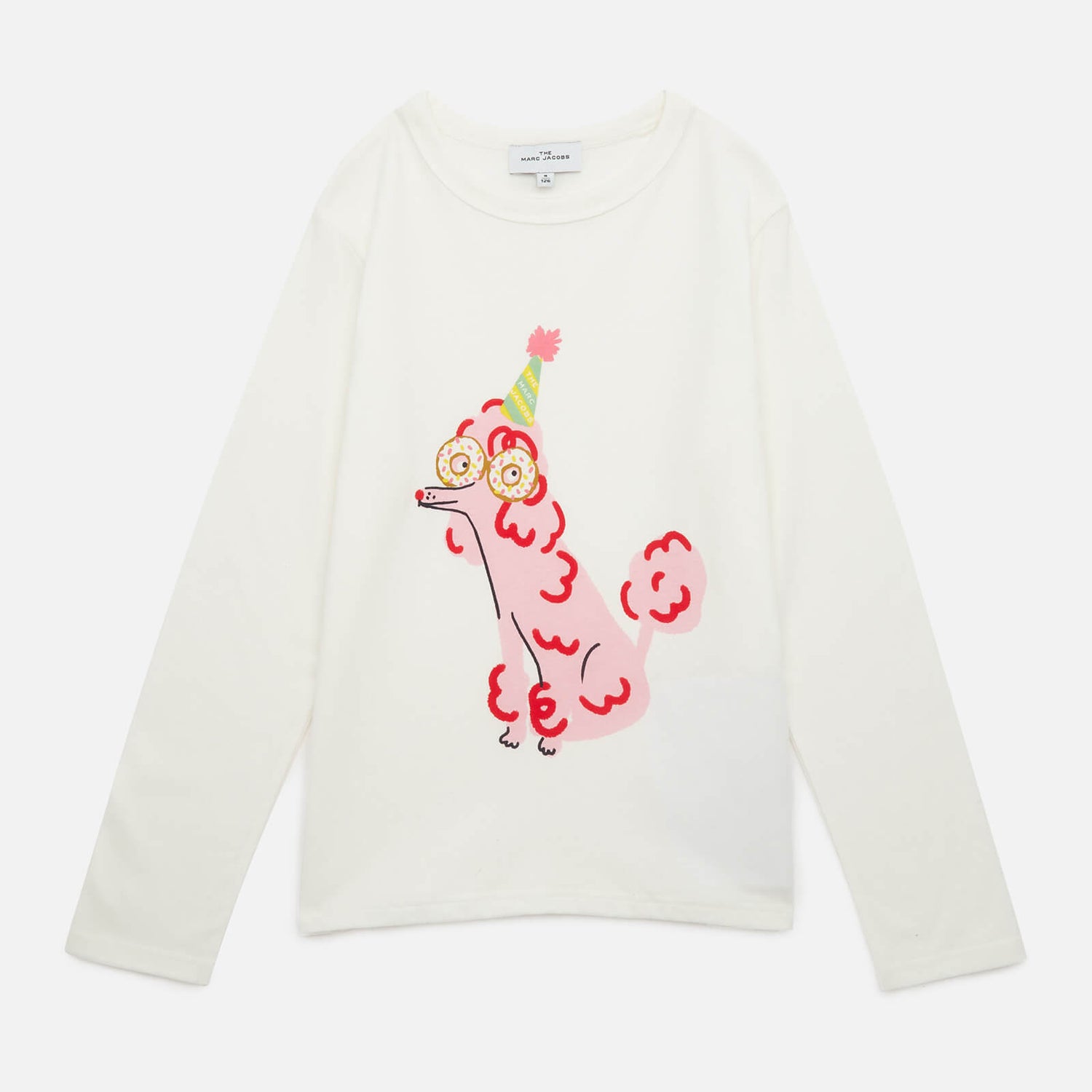 The Marc Jacobs Girls' Birthday Party Long Sleeve T-Shirt - Offwhite