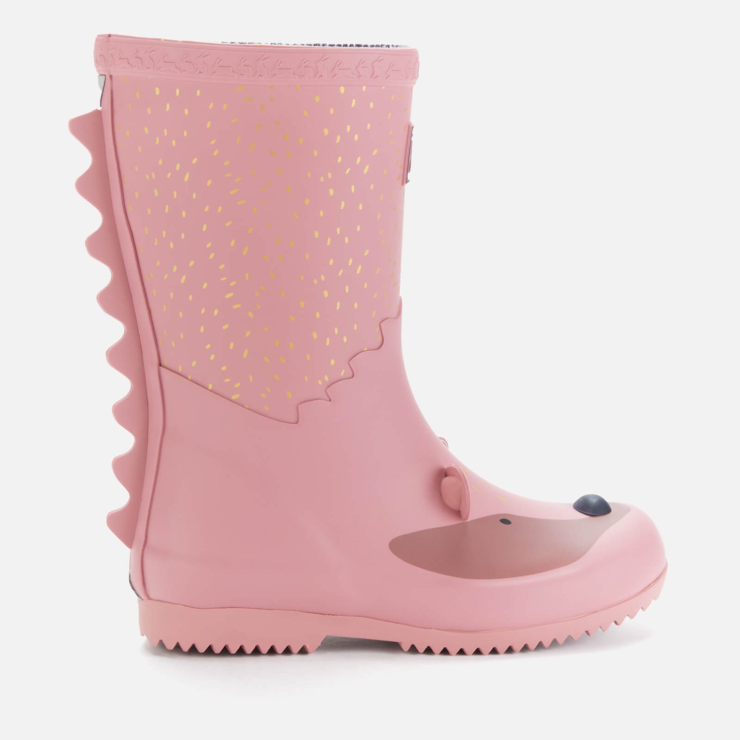 Joules Girls' Hedgehog Wellies - Pink