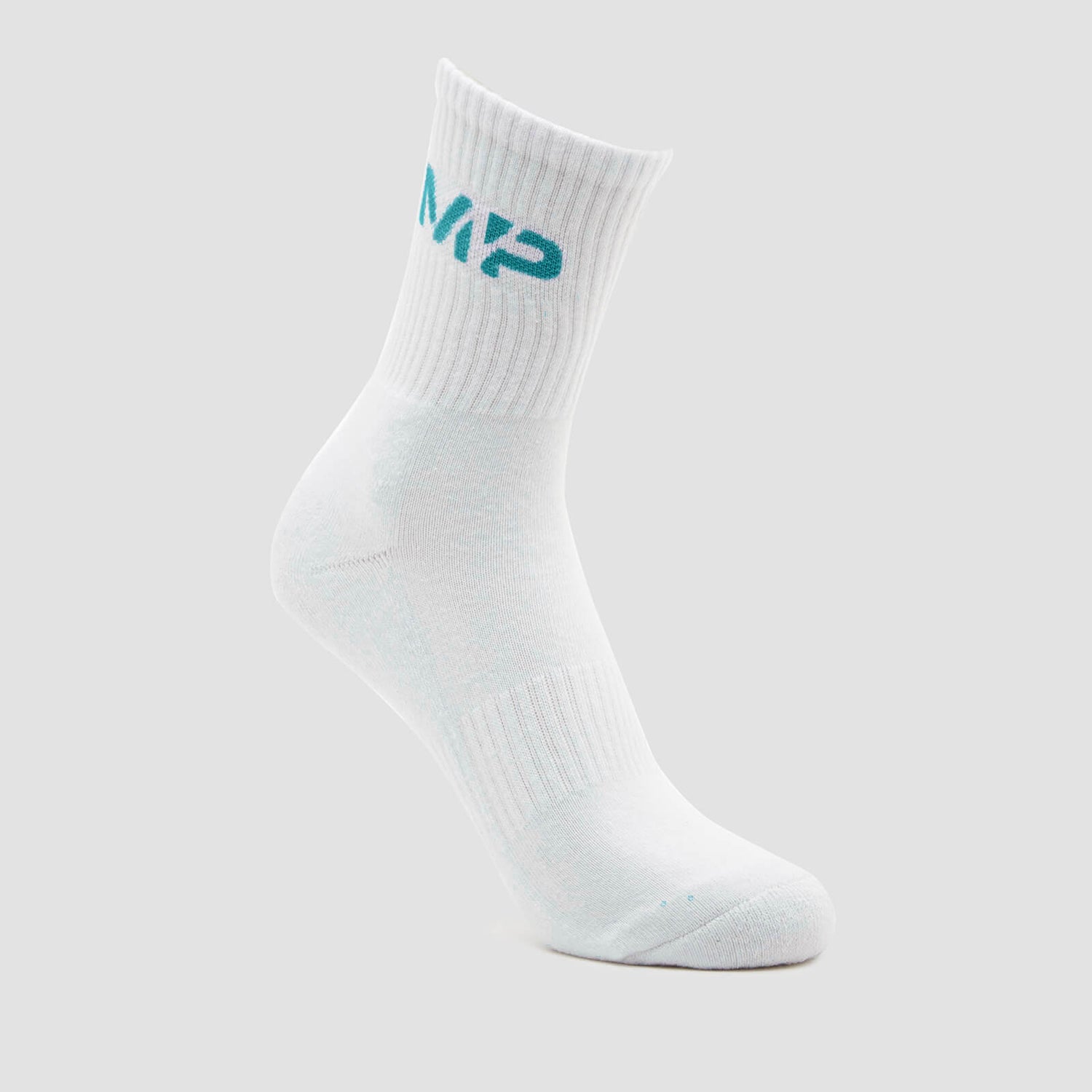 MP Crew Ponožky Unisex – Bílé/Modrozelené