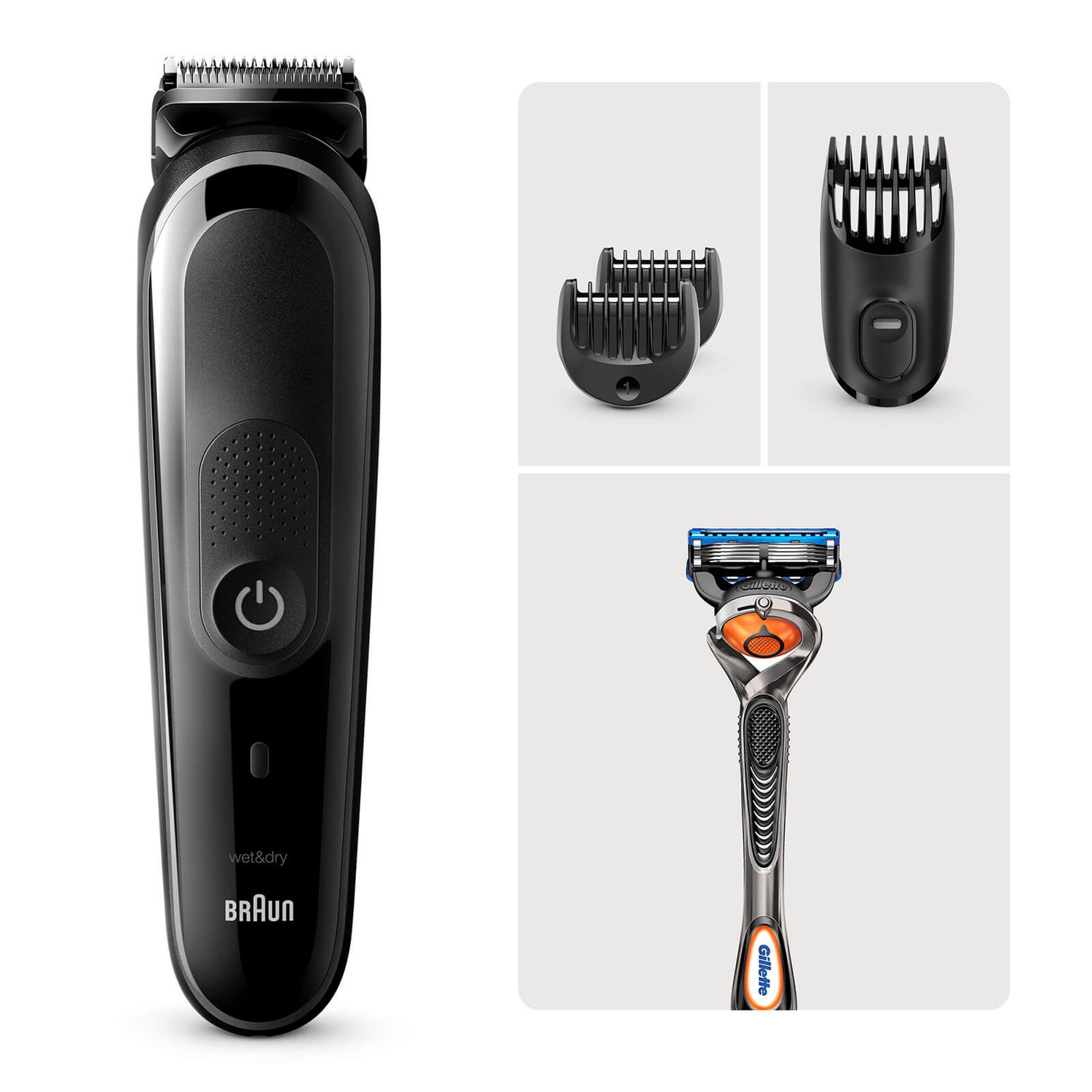 Braun 4-in-1 Styling Kit with Gillette Razor