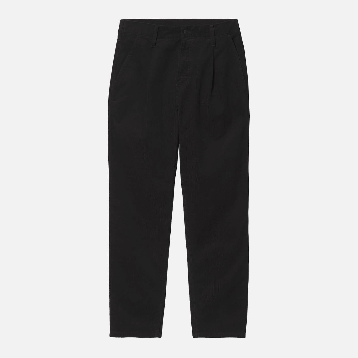 Carhartt WIP Men's Abbott Ford Corduroy Pants - Black Rinsed