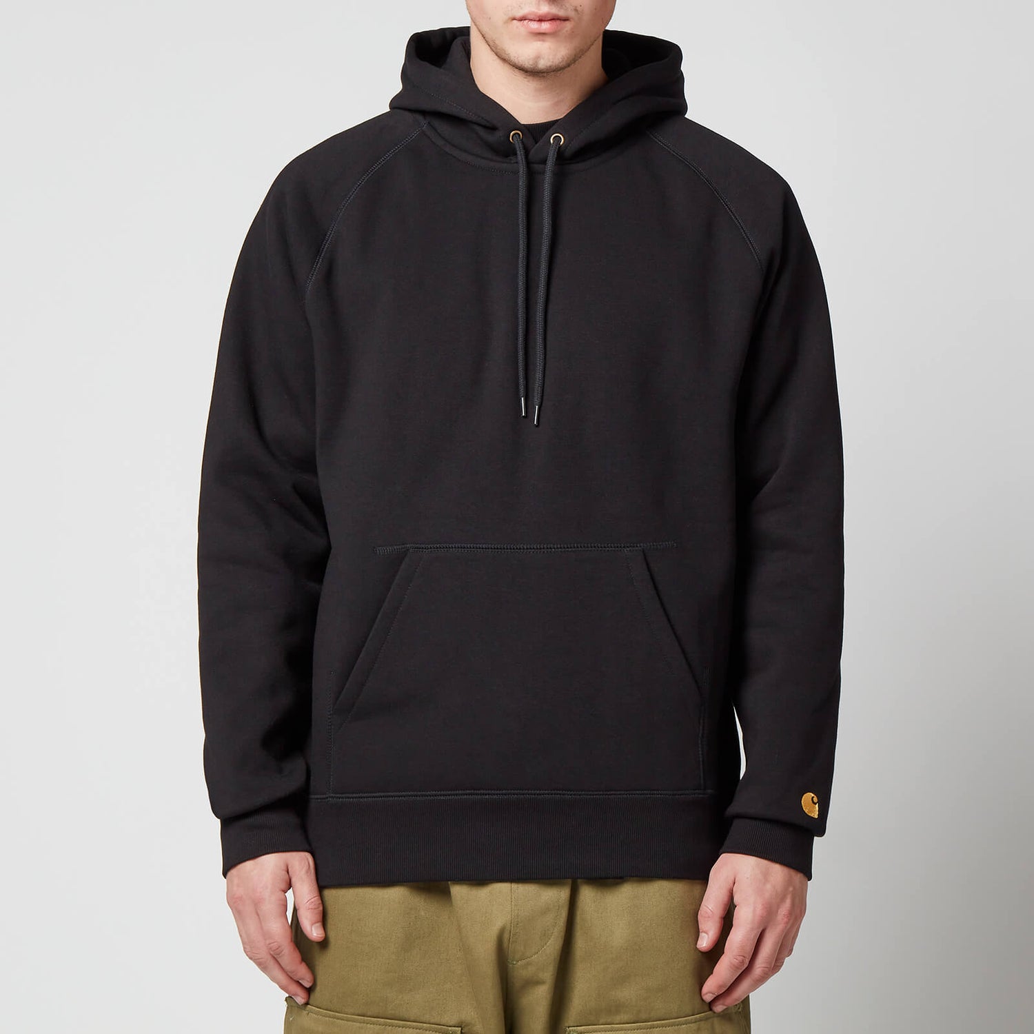 Carhartt WIP Men's Chase Pullover Hoodie - Black/Gold