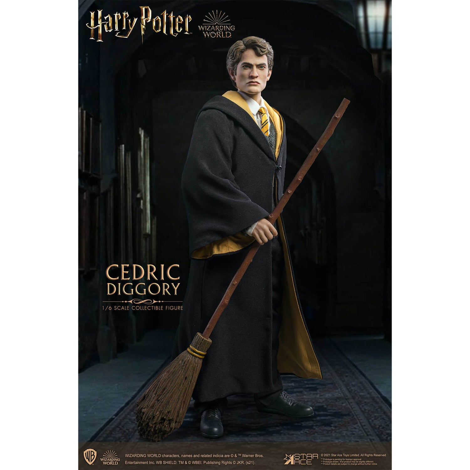 Star Ace Harry Potter My Favourite Movie 1/6 Scale Collectible Action Figure - Cedric Diggory (Deluxe Ver.)