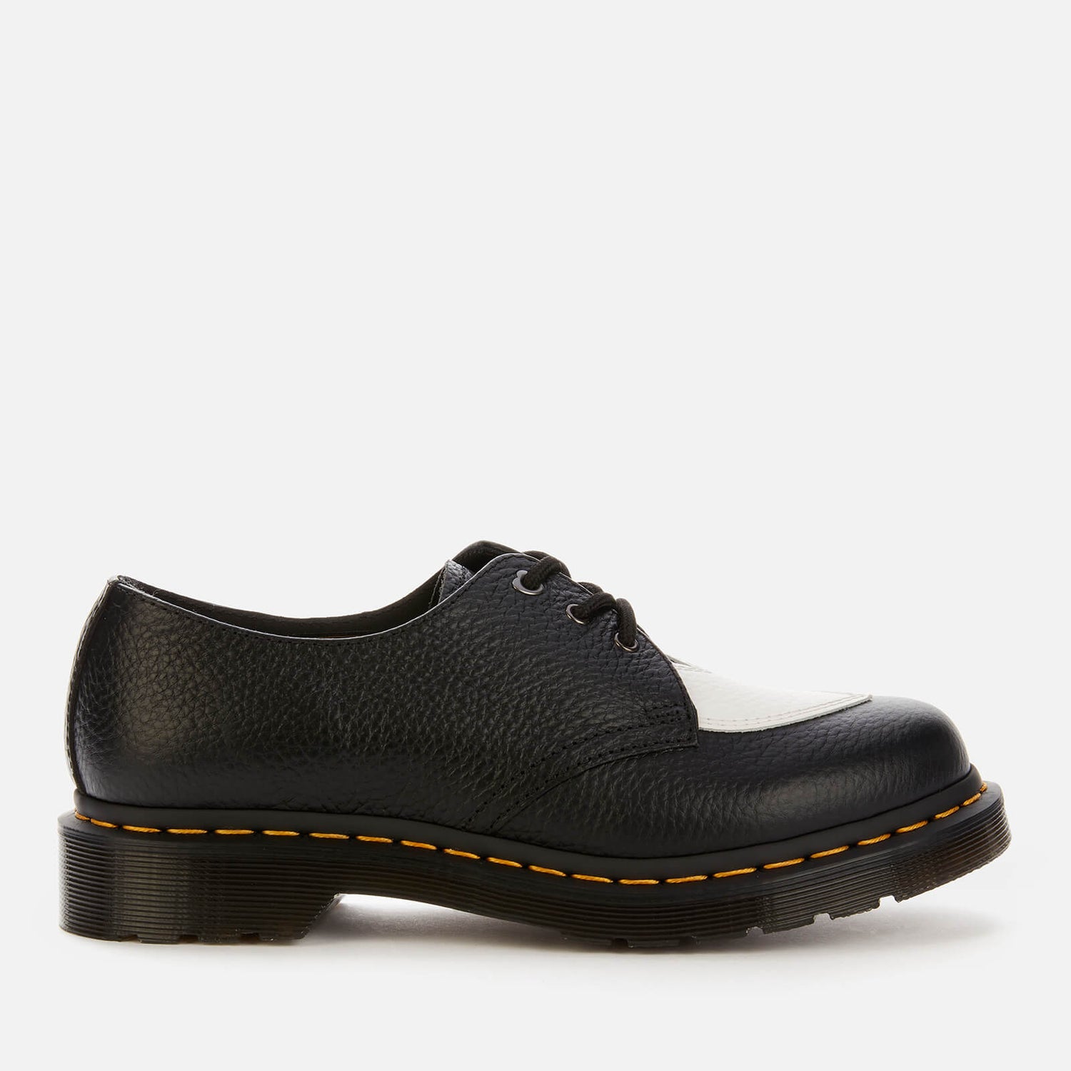 Dr. Martens Women's 1461 Amore Leather 3-Eye Shoes - Black/White