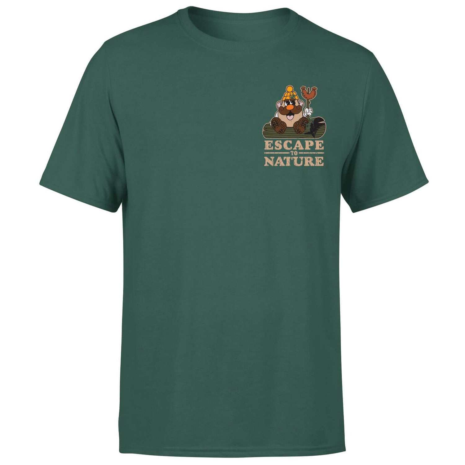 Mr. Potato Head Escape To Nature Men's T-Shirt - Green