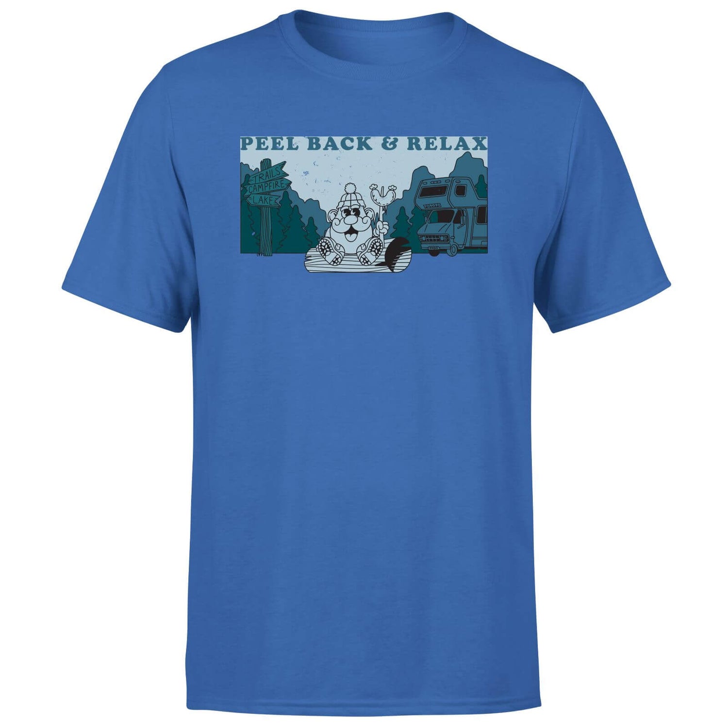 Camiseta Peel Back And Relax de Mr. Potato Head para hombre - Azul