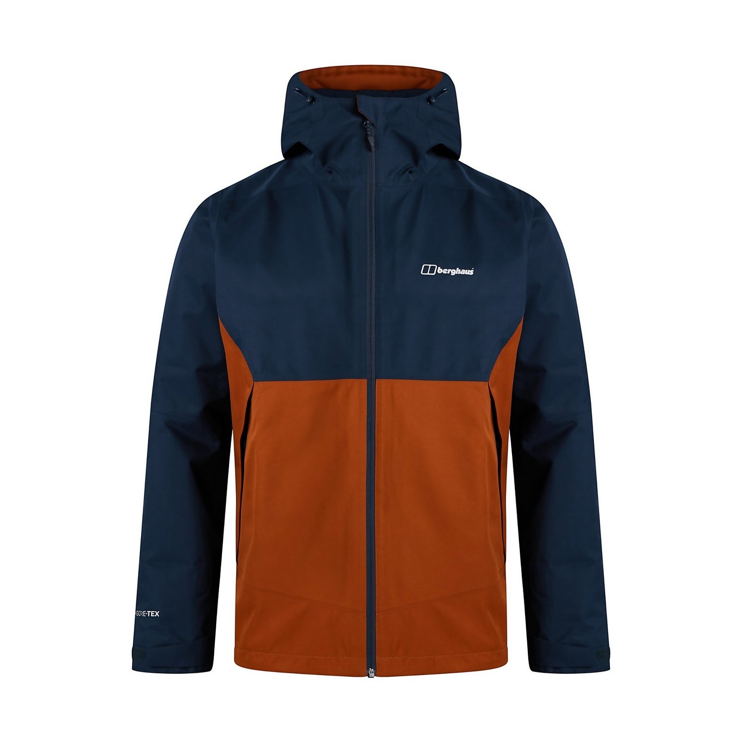 Men s Fellmaster InterActive Waterproof Jacket Blue Brown