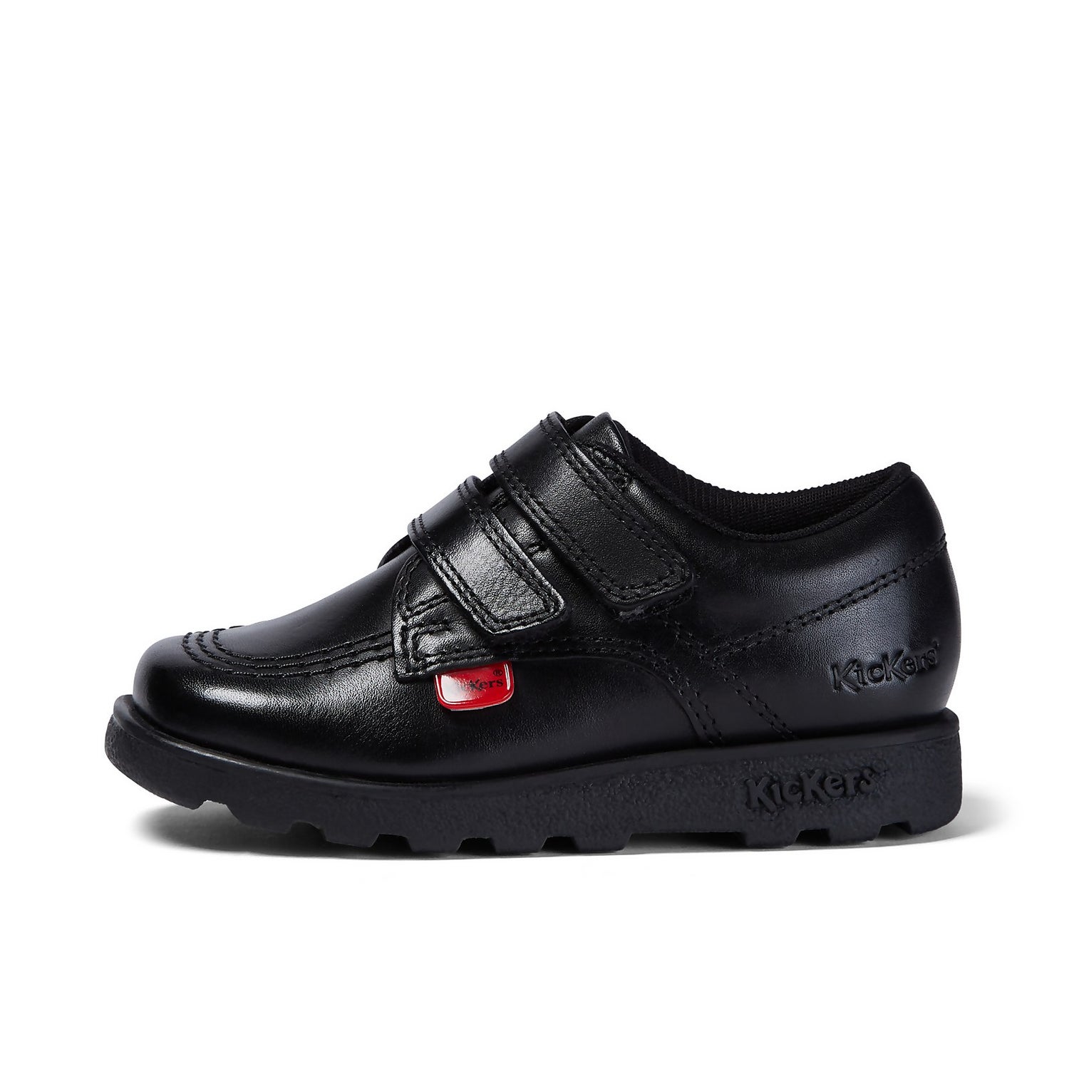 Infant Boys Fragma Twin Leather Black Kickers