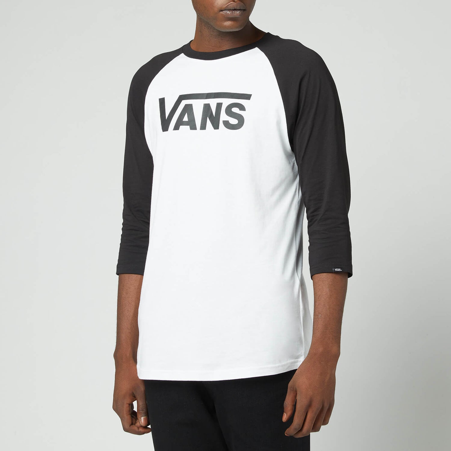 Vans Men's Classic Raglan Top - White/Black