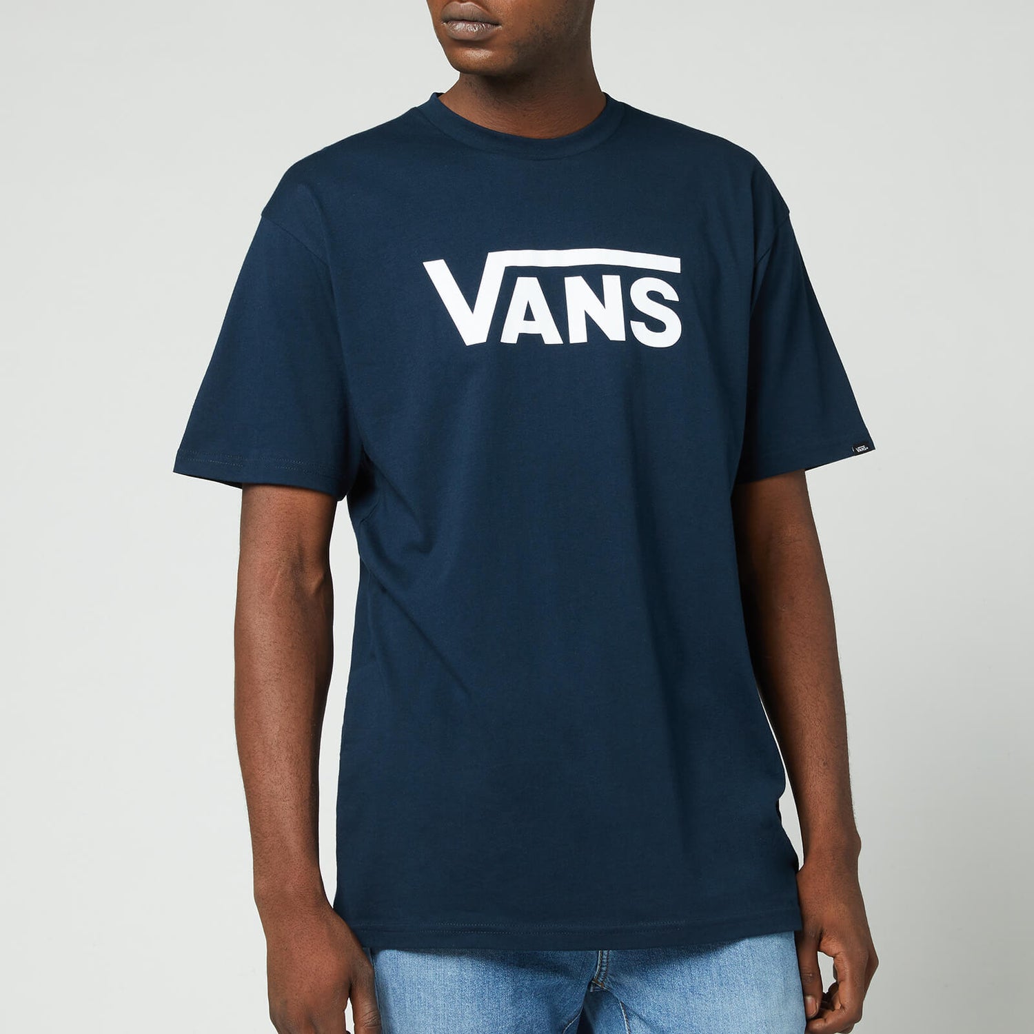 Vans Men's Classic Crewneck T-Shirt - Navy/White