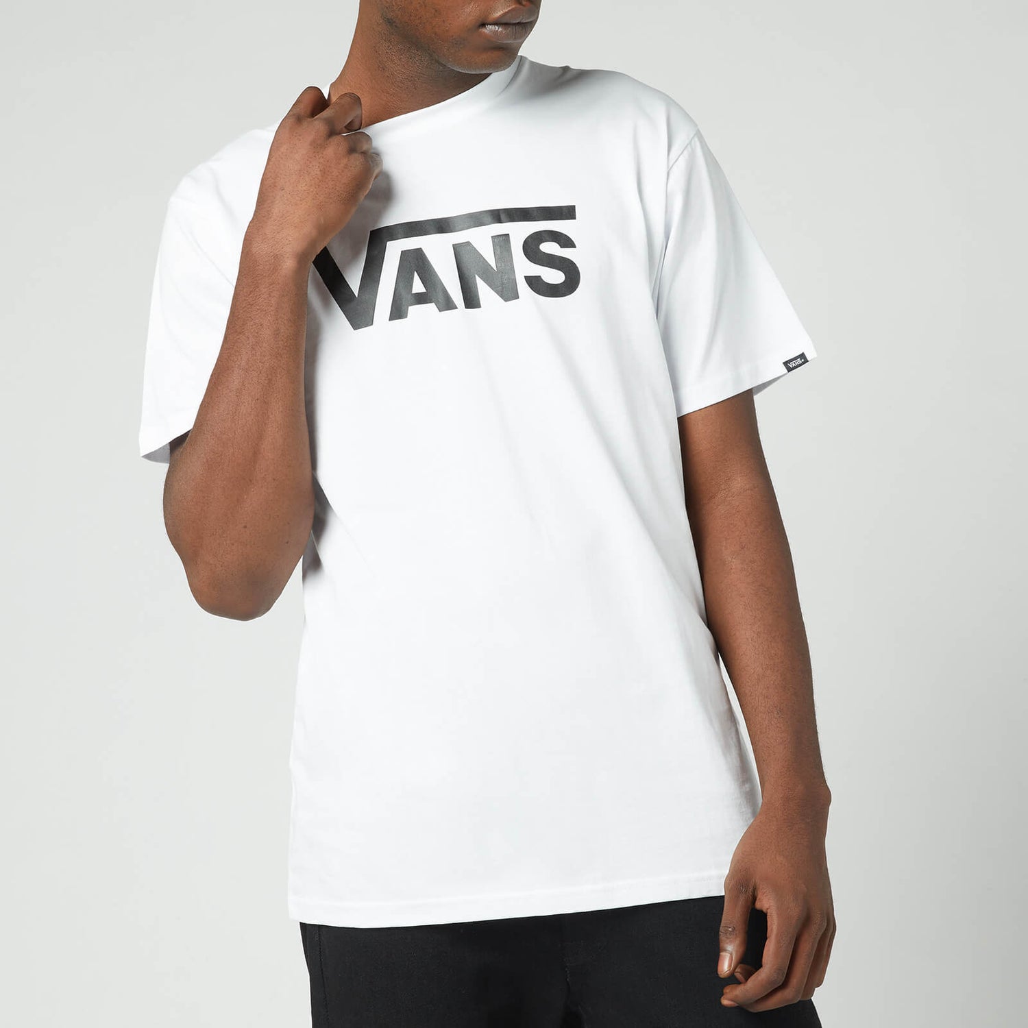 Vans Men's Classic Crewneck T-Shirt - White/Black - S