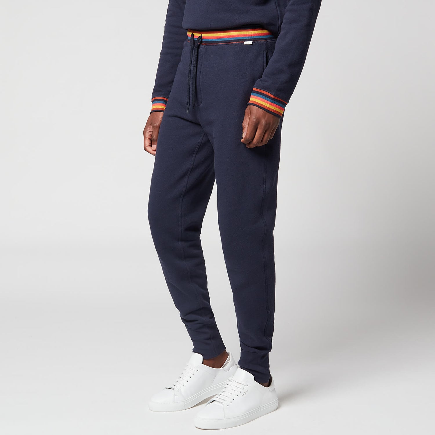 PS Paul Smith Men's Stripe Waistband Jersey Joggers - Navy