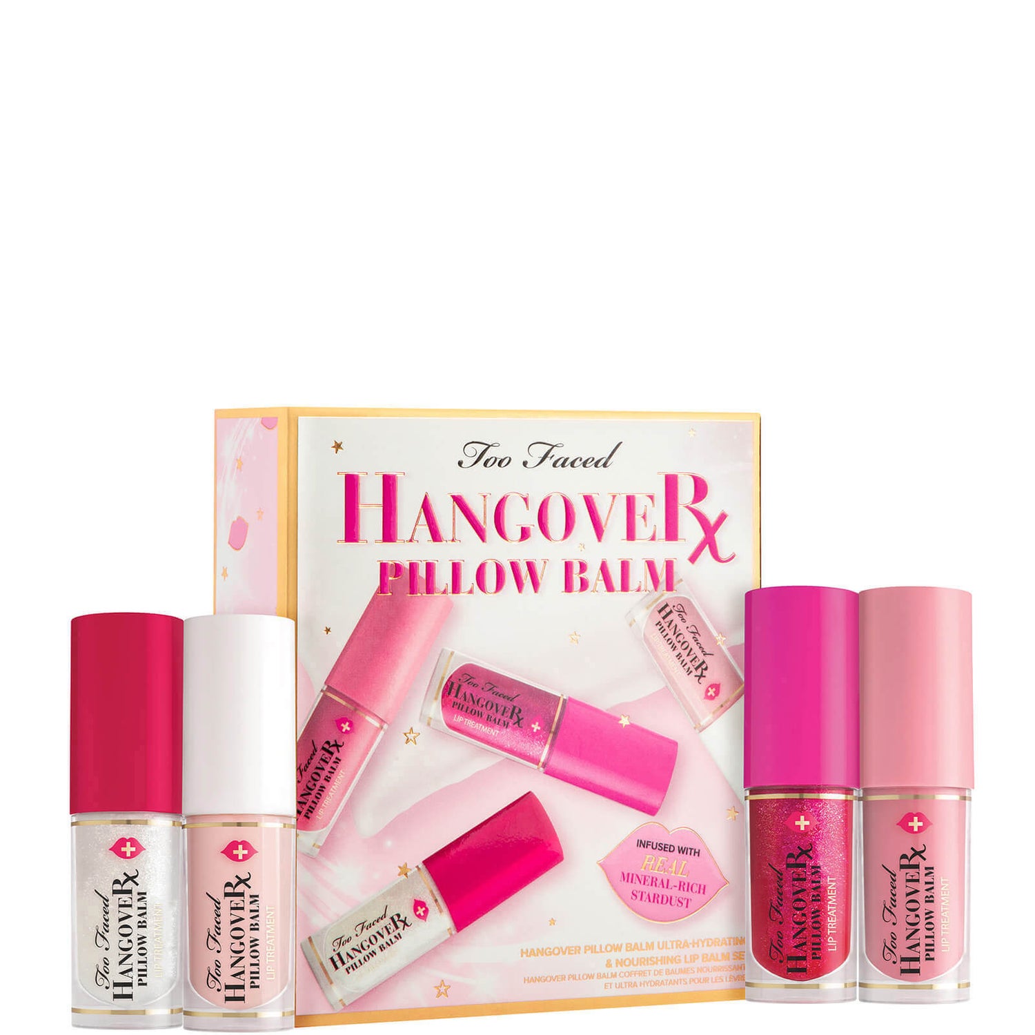 Too Faced Limited Edition Hangover Pillow Balm Lip Treatment Set (Worth £48.00)