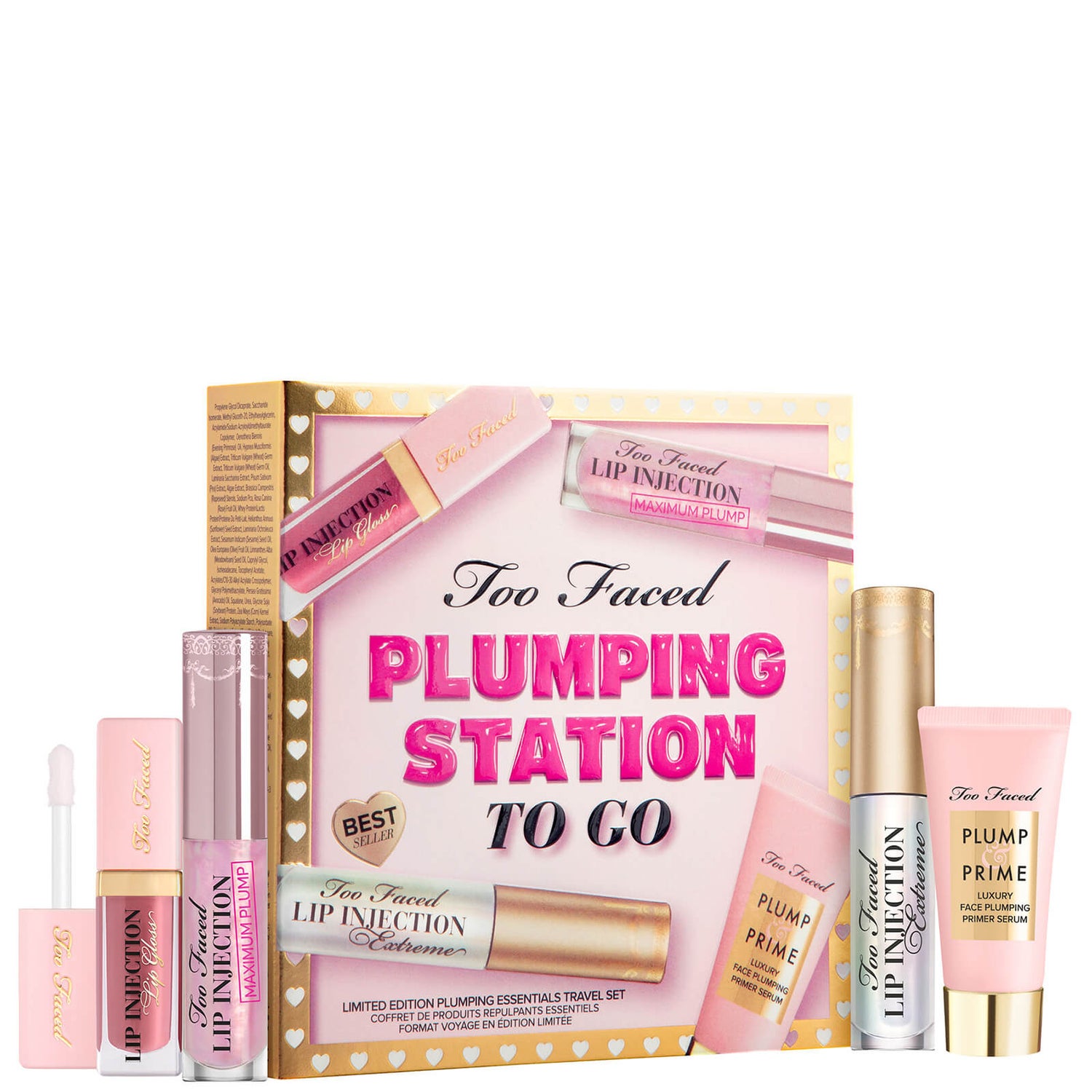 Too Faced Limited Edition Plumping Station To Go Plumping Essentials Set -setti