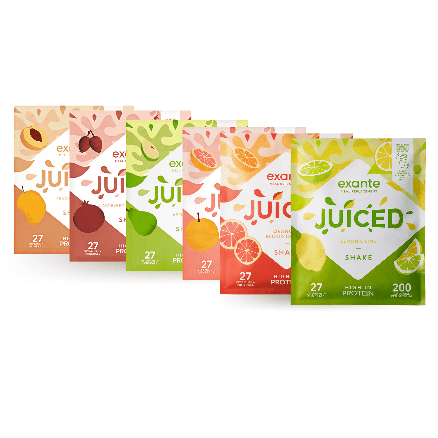 JUICED Variety Shake Bundle - 6 Flavours
