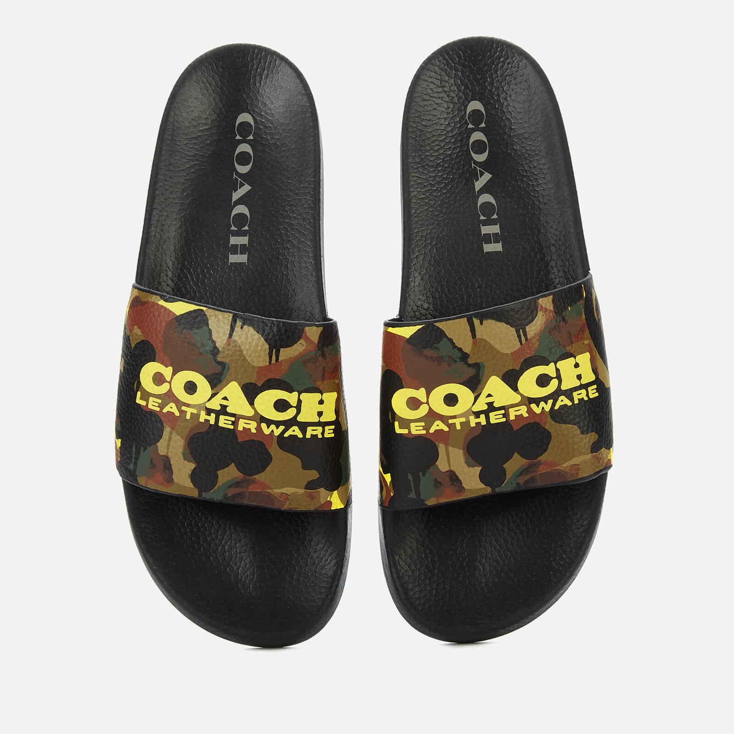 Coach Men's Camo Print Pool Slide Sandals - Camo Print