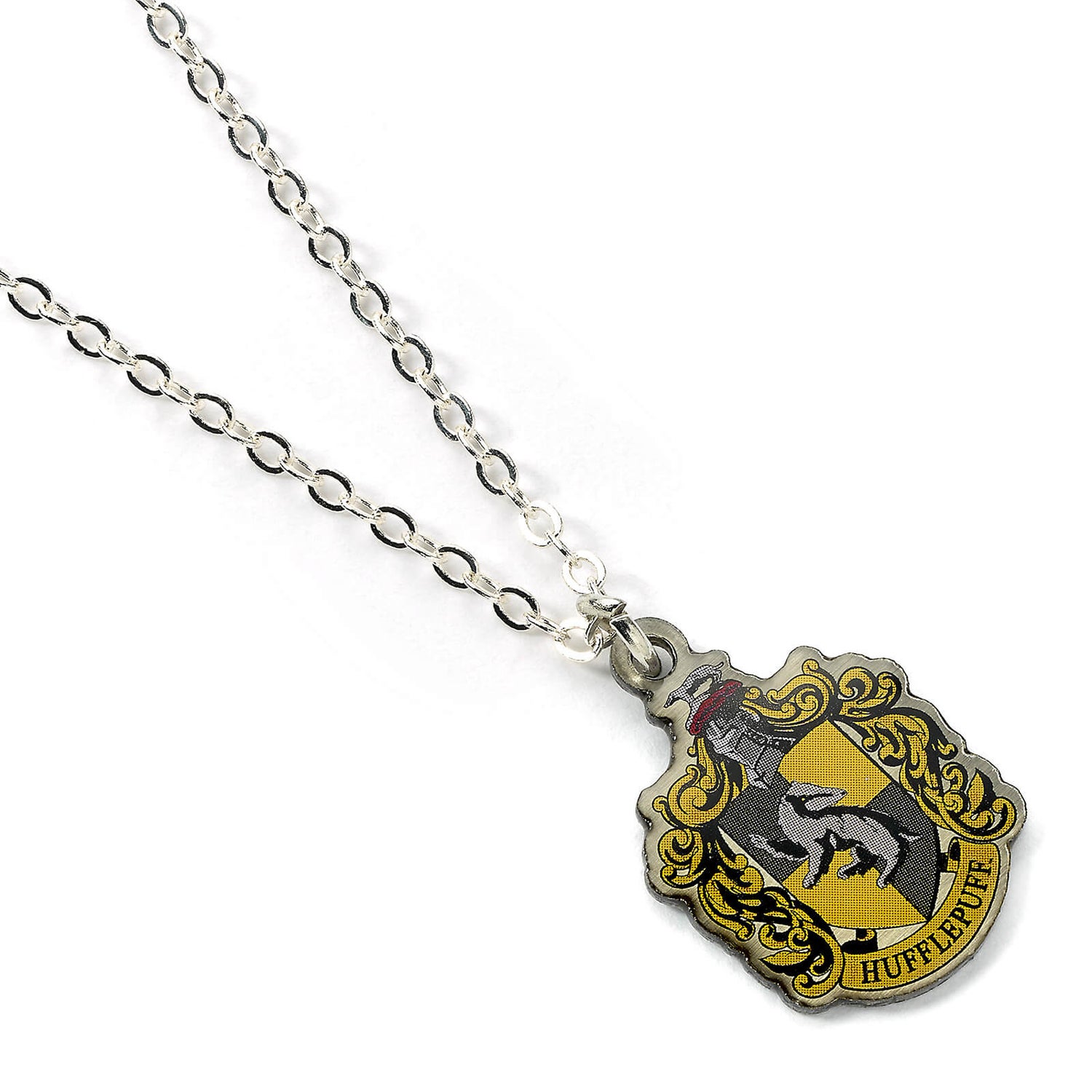 Kellica Harry Potter Hufflepuff Crest Slider Necklace - Yellow