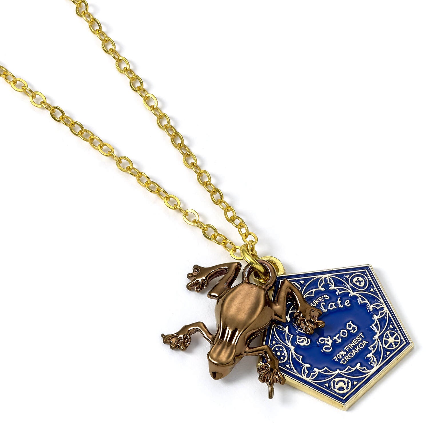 Kellica Harry Potter Chocolate Frog Necklace - Gold