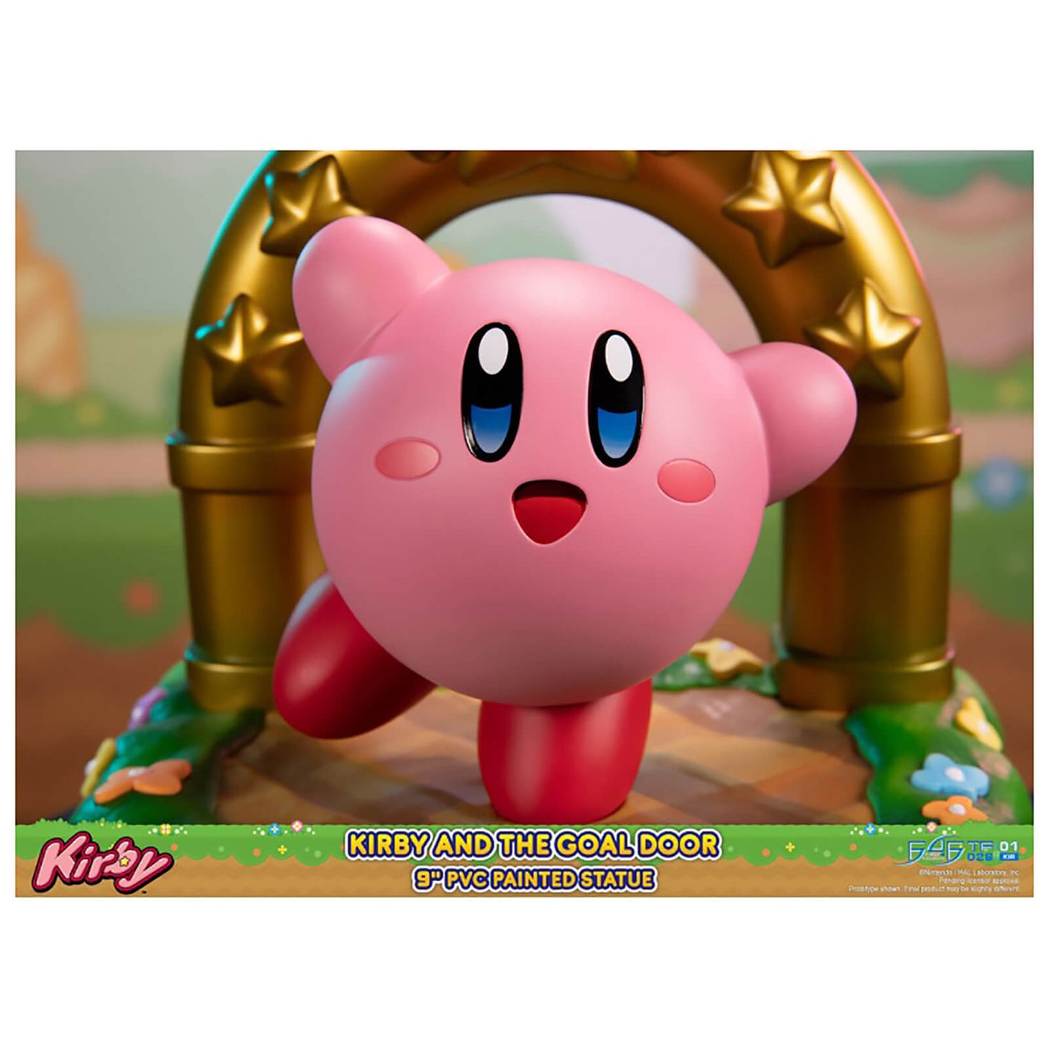 First 4 Figures Kirby and the Goal Door Kirby 9 Inch PVC Statue