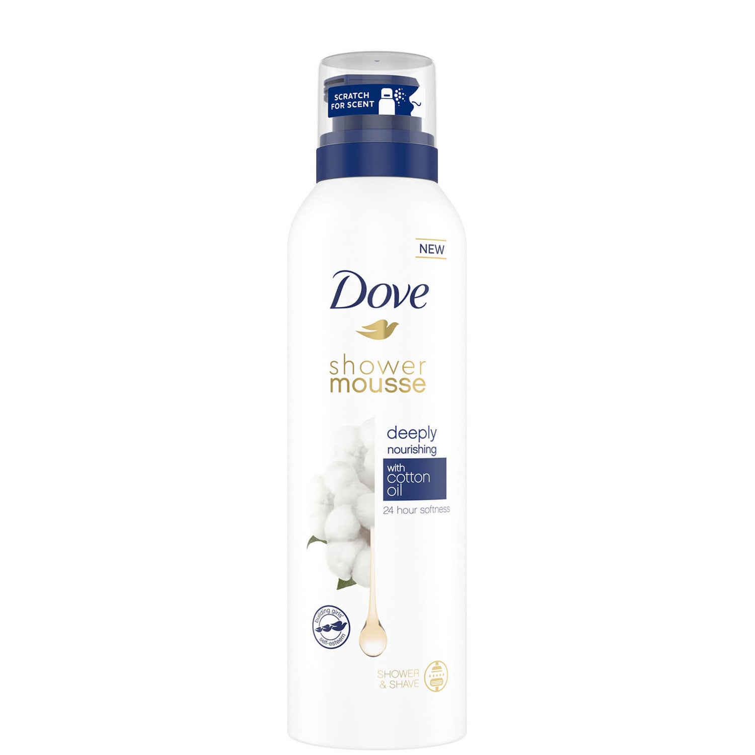 Dove Deeply Nourishing Shower Mousse 200 ml