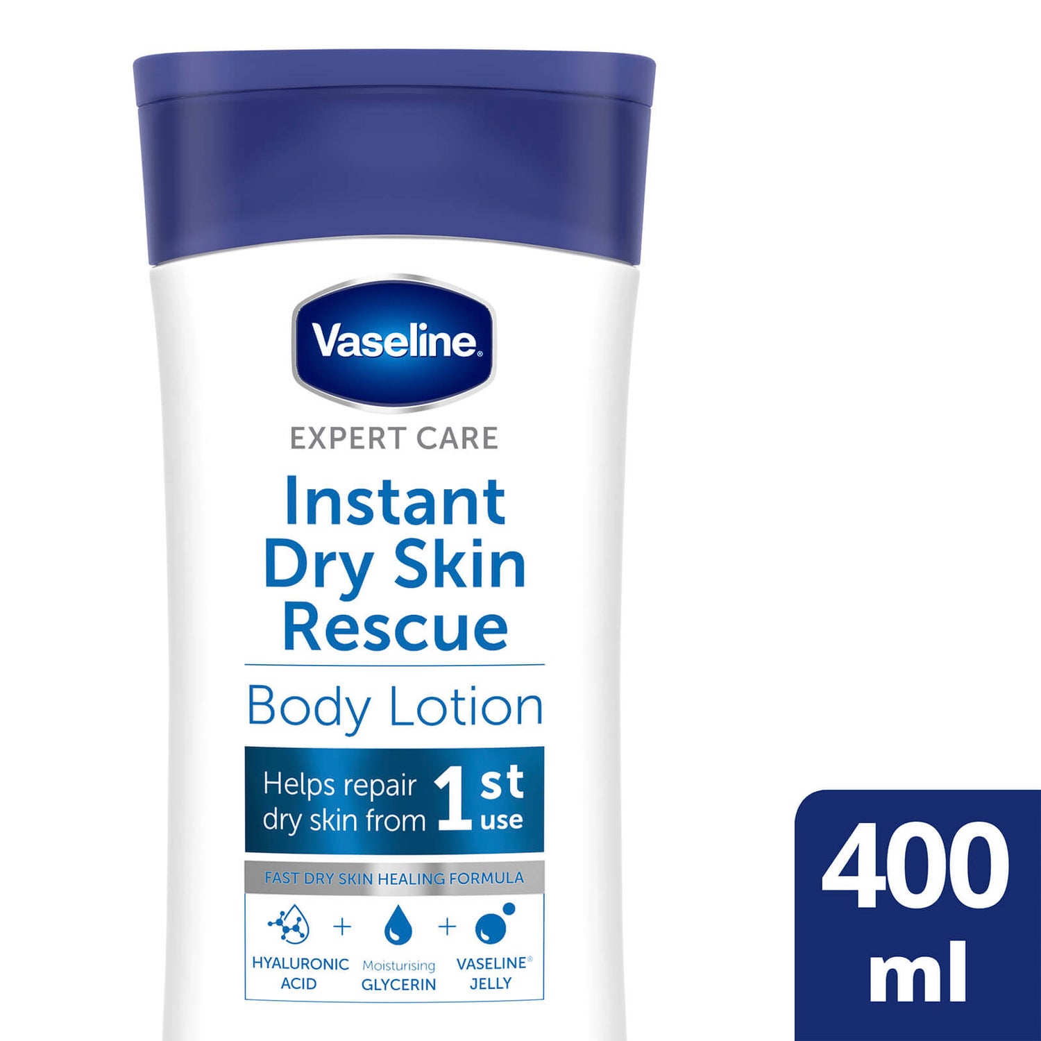Lozione Corpo Expert Care Instant Dry Skin Rescue Vaseline