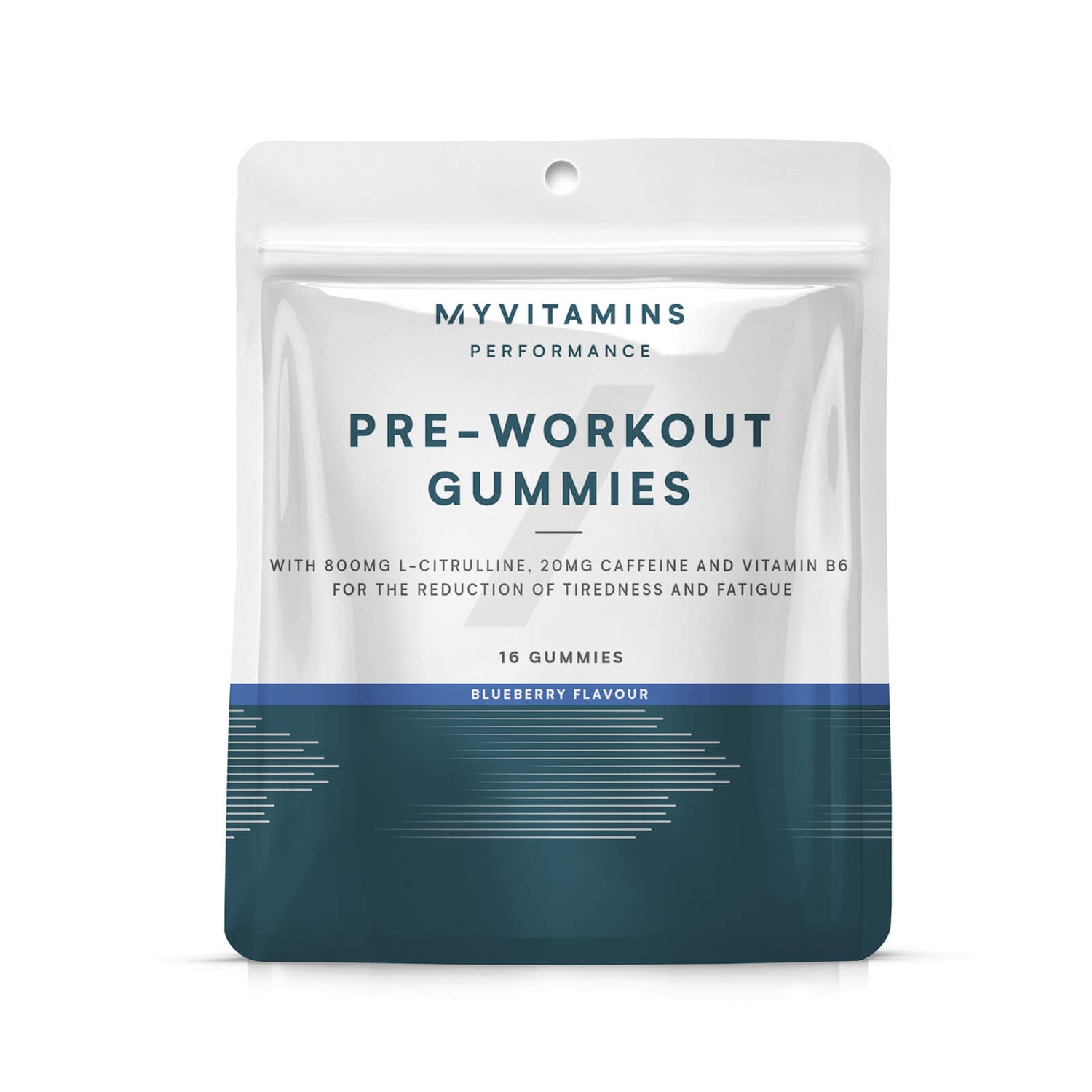 Pre-Workout Gummies - Sample Pouch - Blåbær