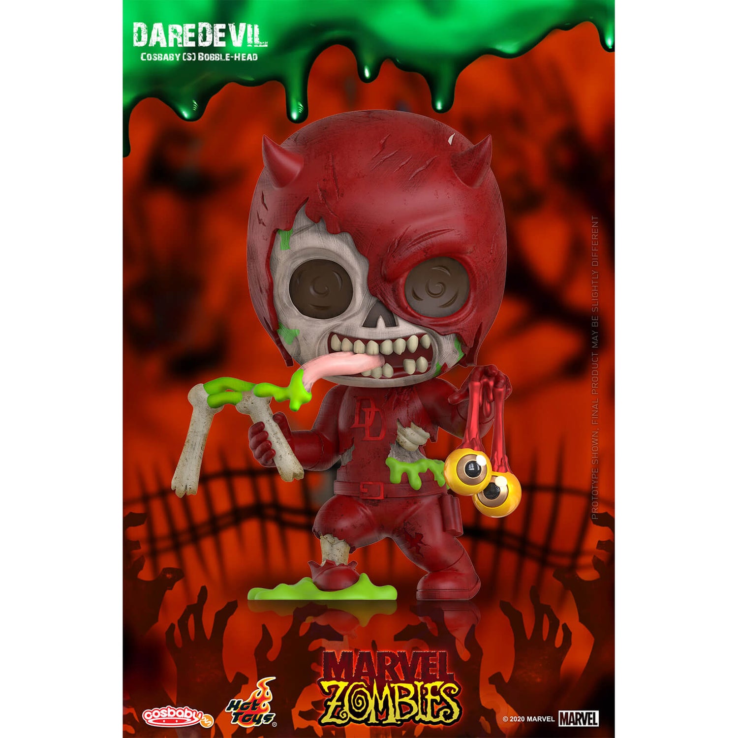 Hot Toys Cosbaby Marvel Comics [Size S] - Marvel Zombies: Daredevil