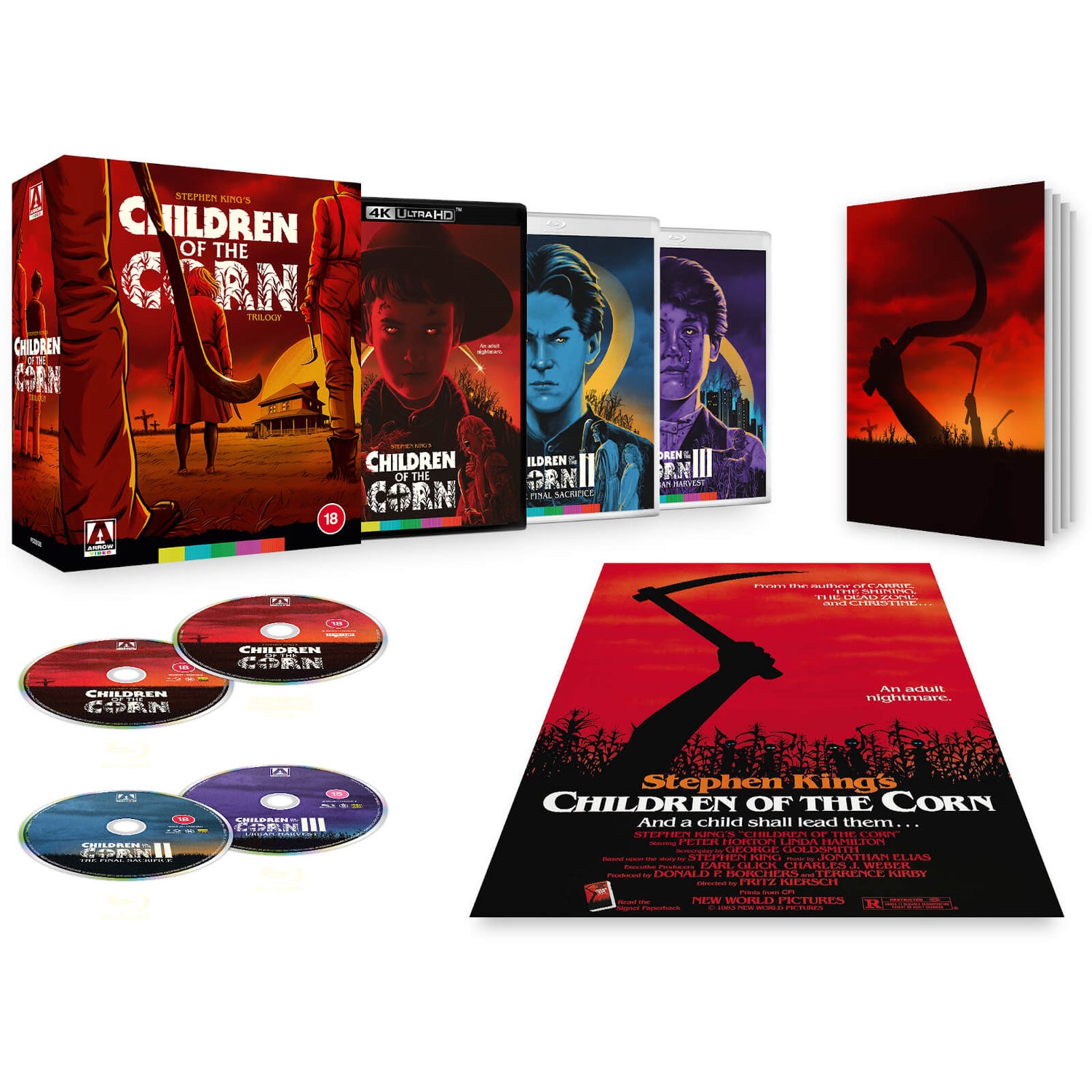 Children Of The Corn Trilogy Limited Edition 4K UHD+Blu-ray