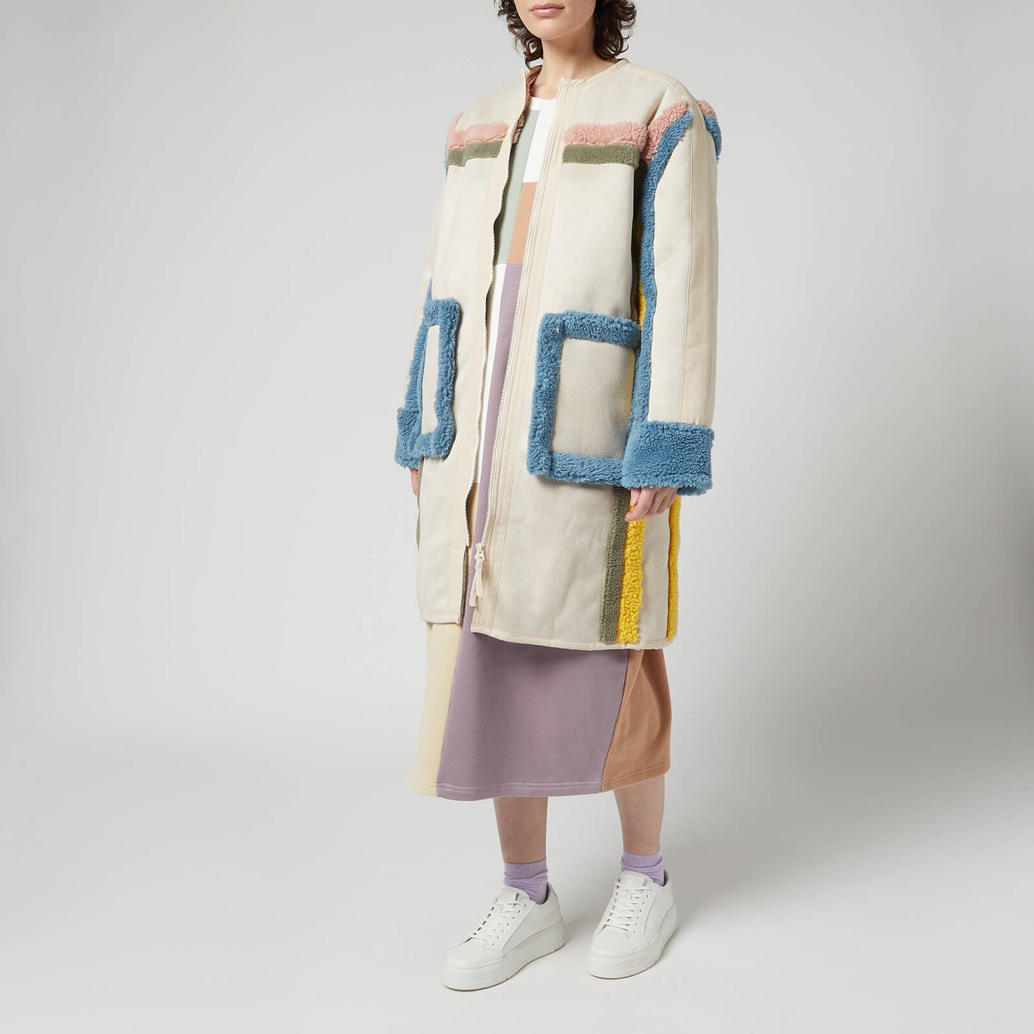 L.F Markey Women's Heath Coat - Pastels - S-M