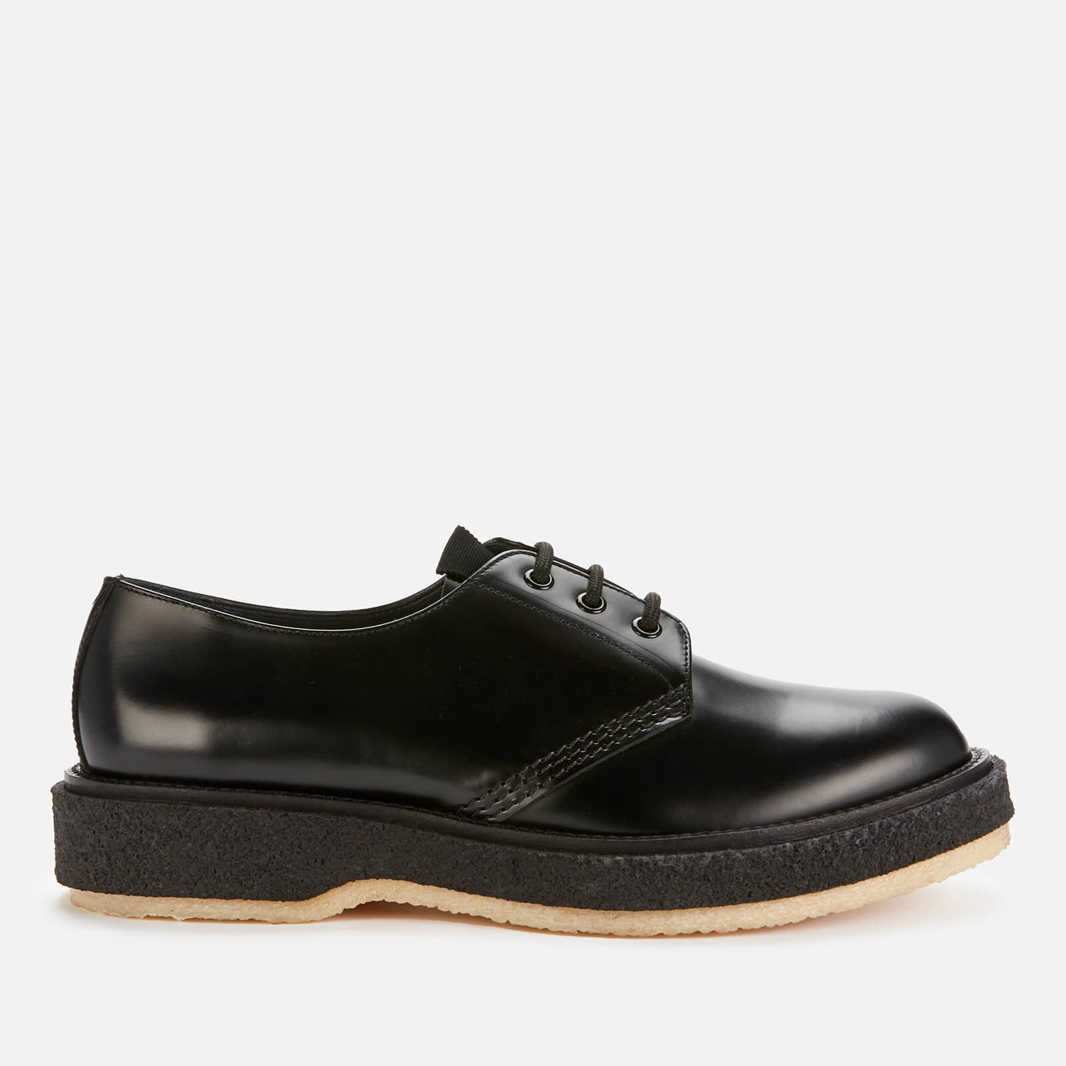 Adieu Men's X Etudes Type 130 Leather Crepe Sole Derby Shoes - Black - UK 7