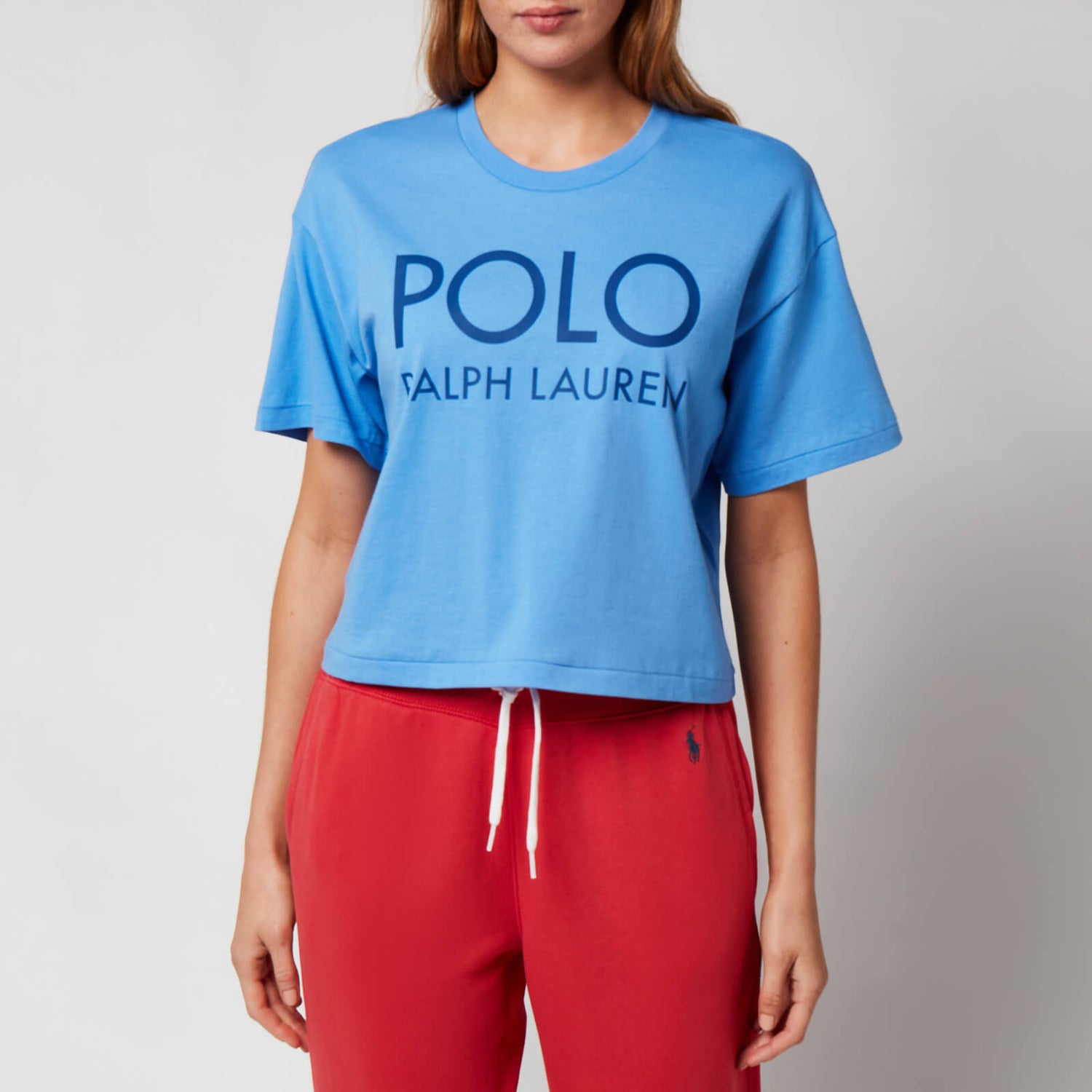 Polo Ralph Lauren Women's Cropped Boxy T-Shirt - Harbor Island Blue - XS