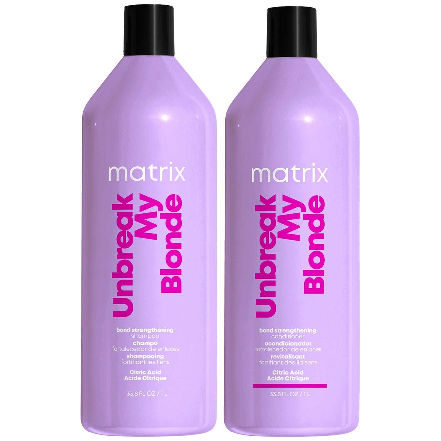 Matrix Total Results Unbreak My Blonde Duo shampoing et après-shampoing 1000ml