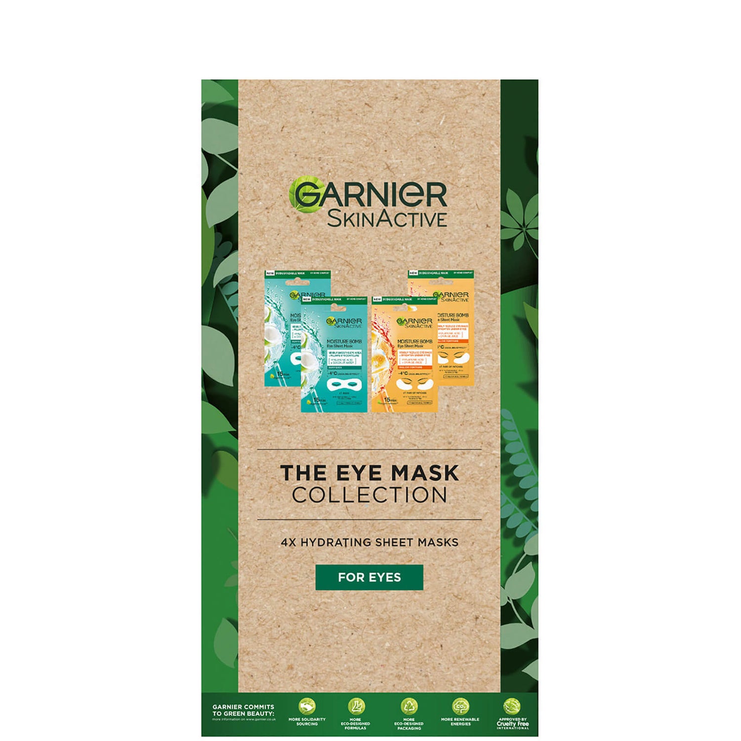 Kolekce masek na oči Garnier Sheet Mask