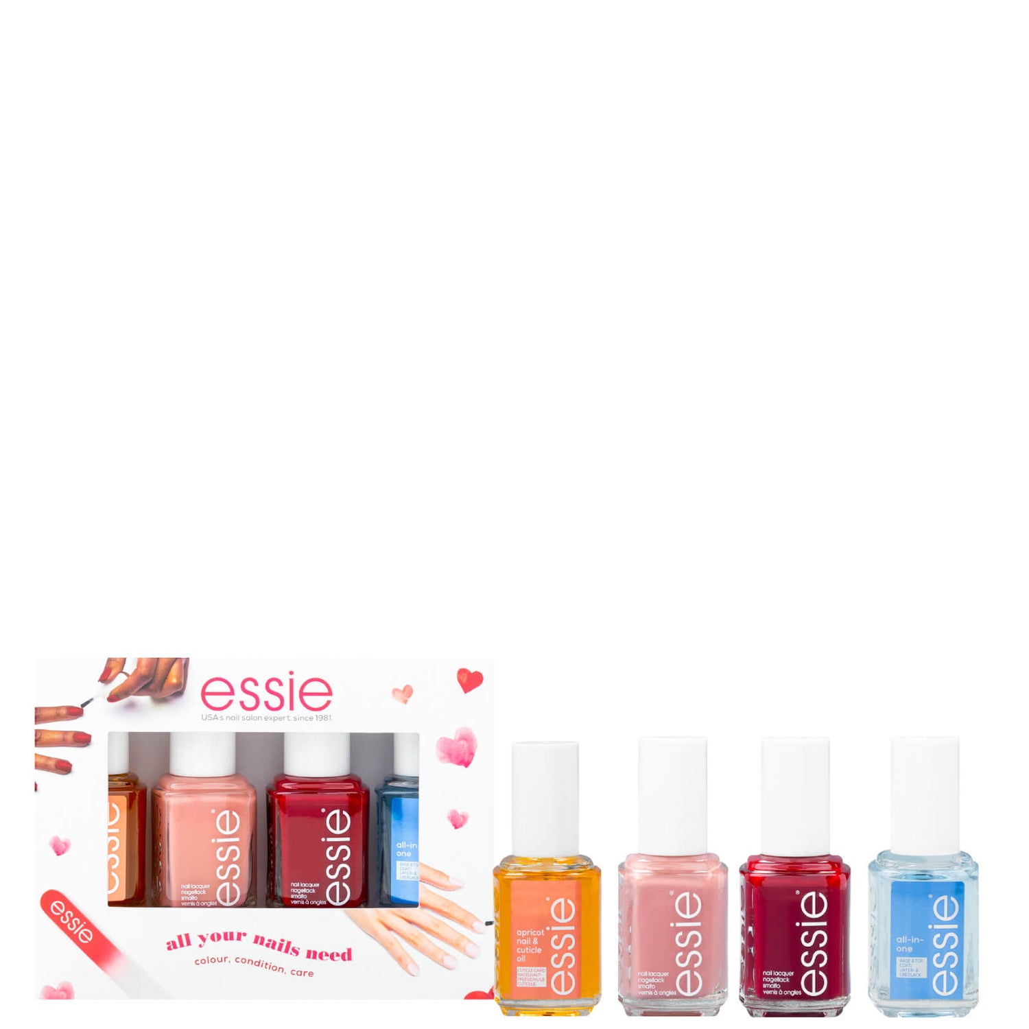 Essie All Your Nails Need 日常套組