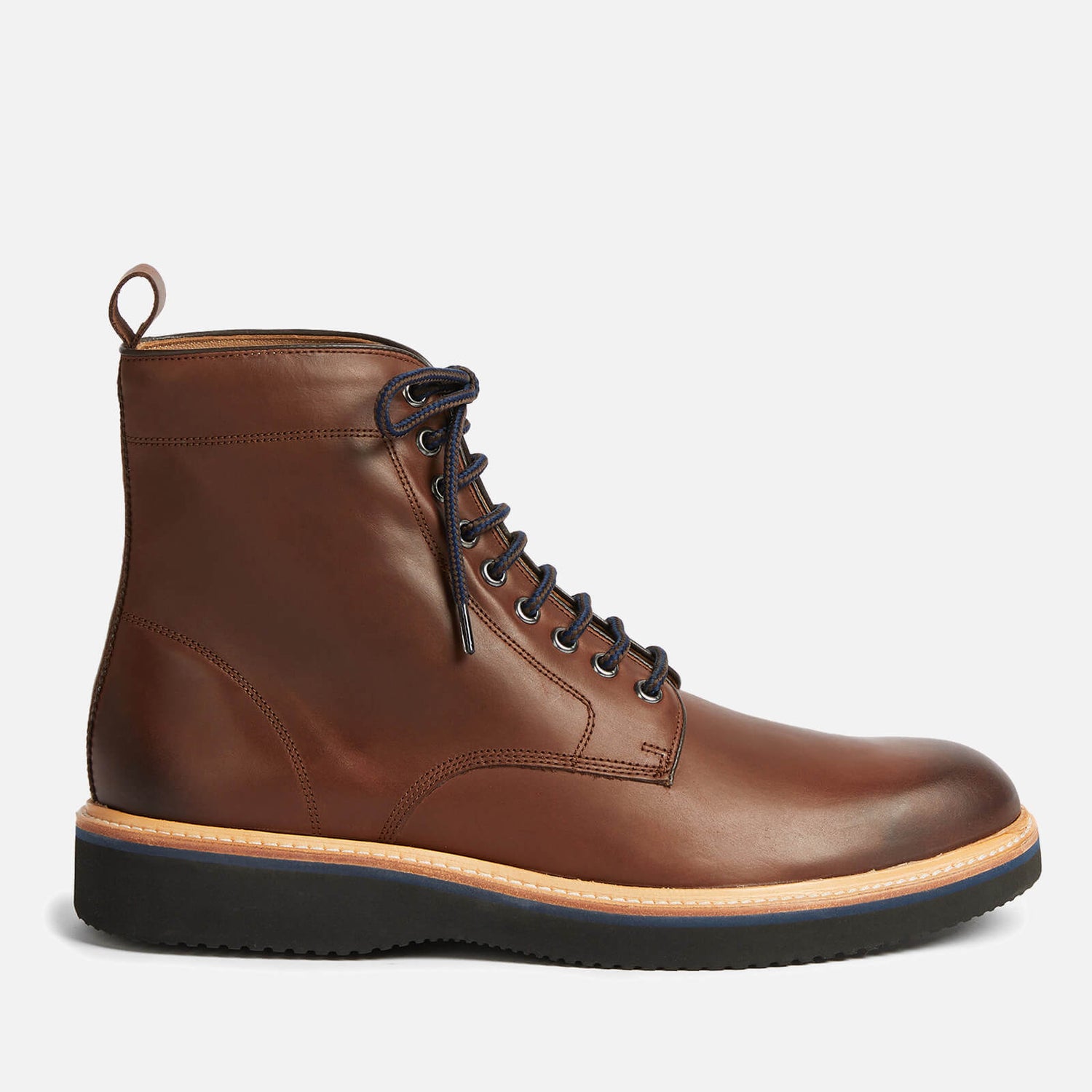 Ted Baker Men's Linton Leather Lace Up Boots - Brown - UK 7