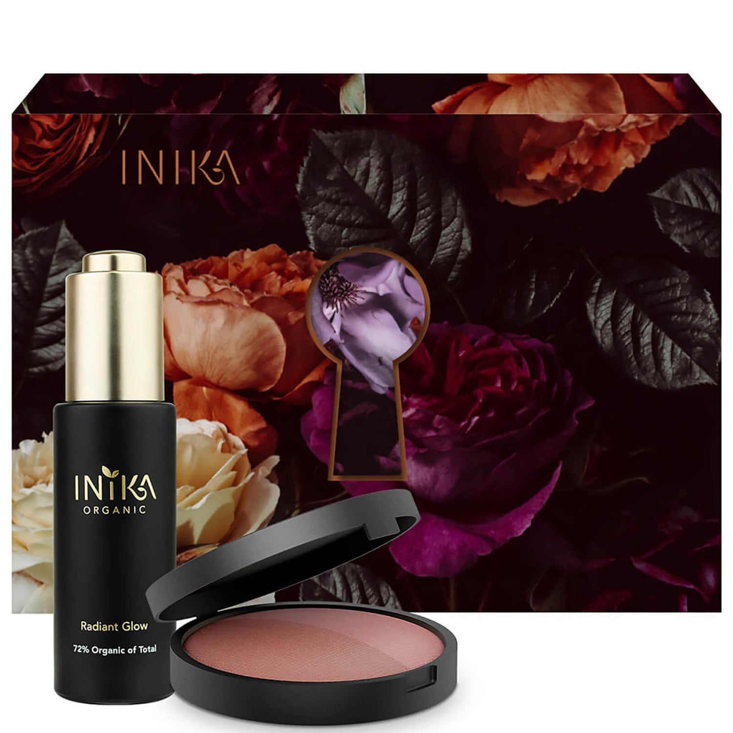 Набор для макияжа лица INIKA Certified Organic Rosy Glow Set