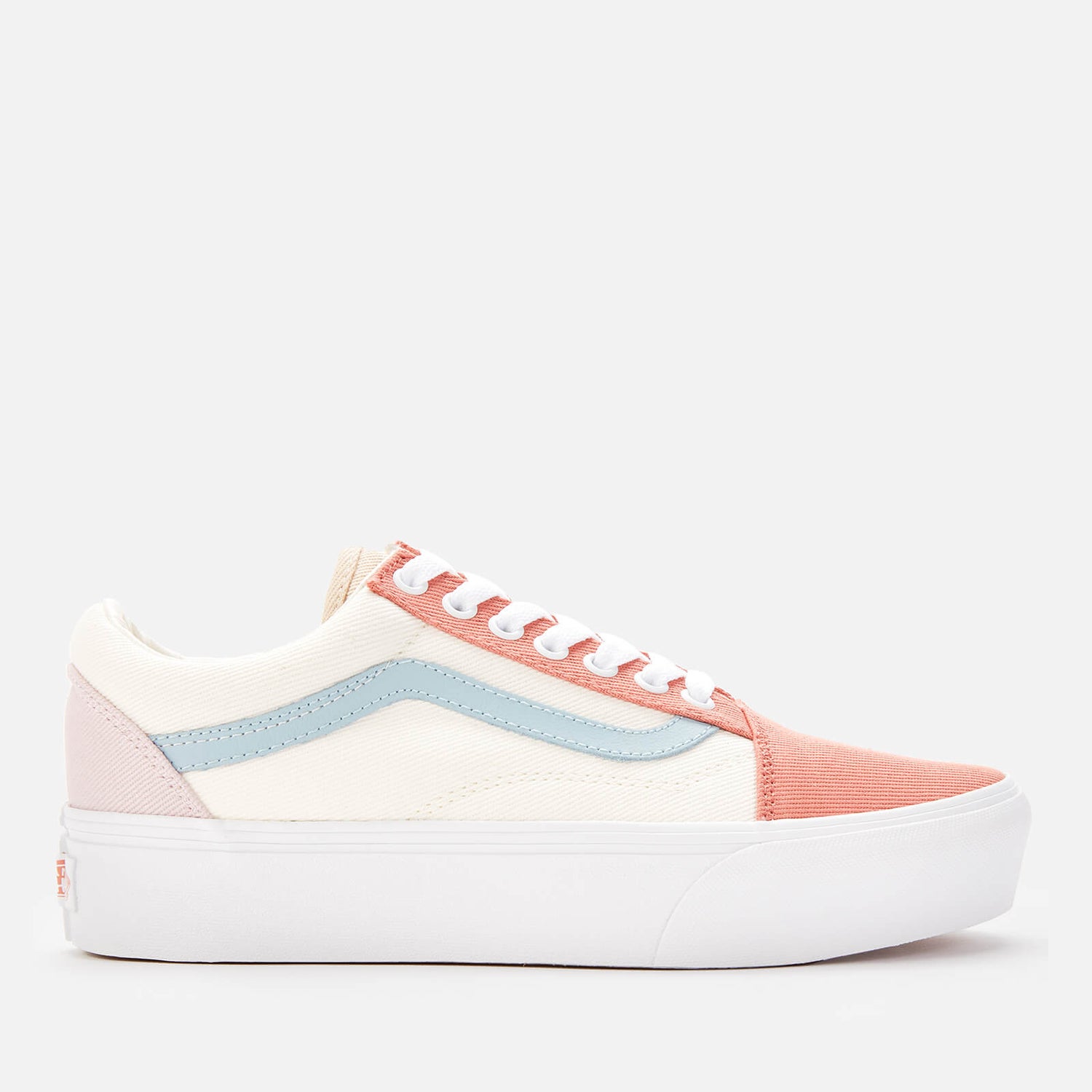 Vans Women's Twll Old Skool Platform Trainers - Pastel Block/True White