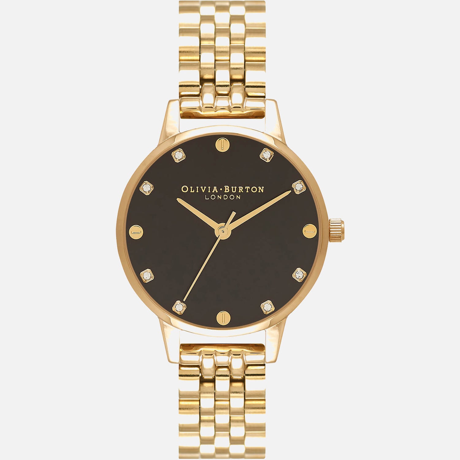 Olivia Burton Women's Classics Collection Watch - Black & Gold