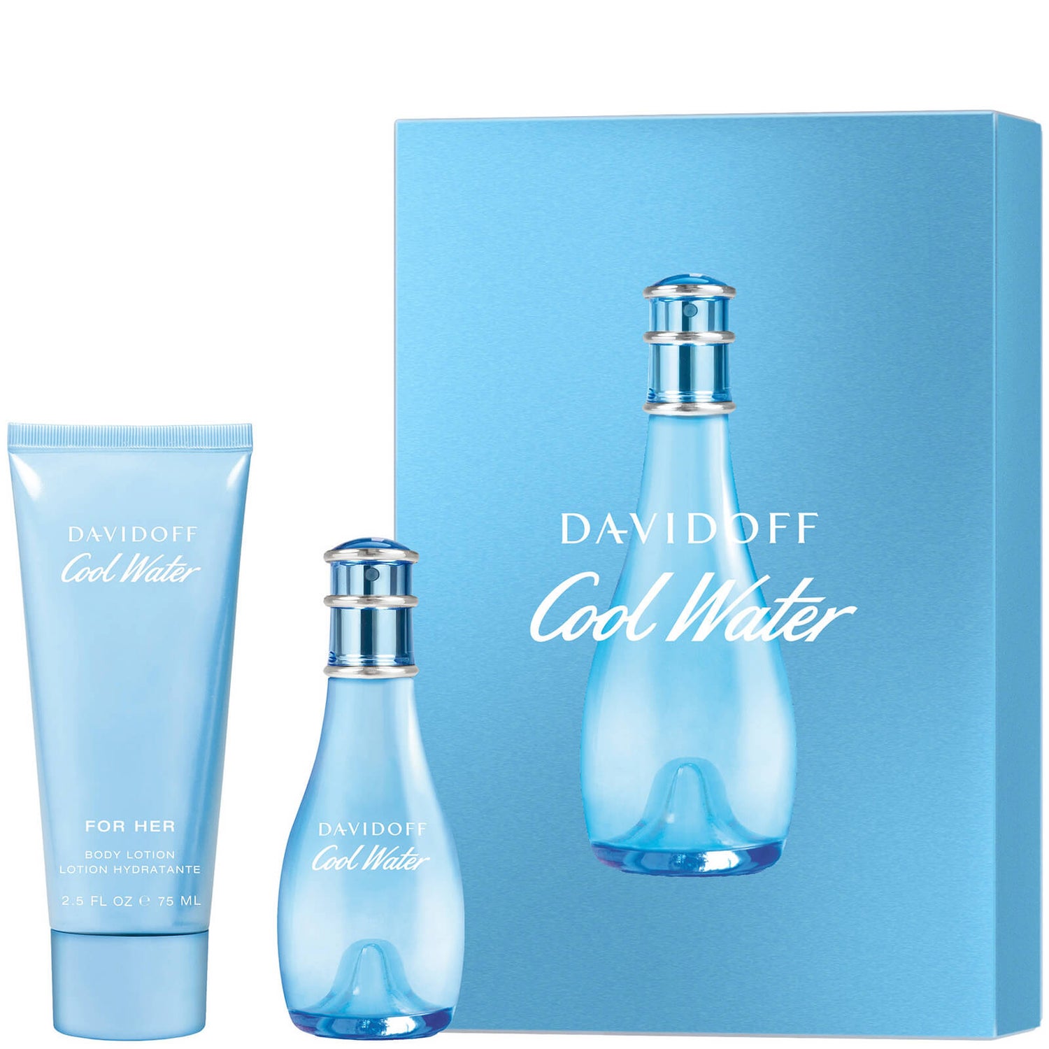 Davidoff Cool Water Woman Eau De Toilette 30ml Gift Set (Worth £35.50)