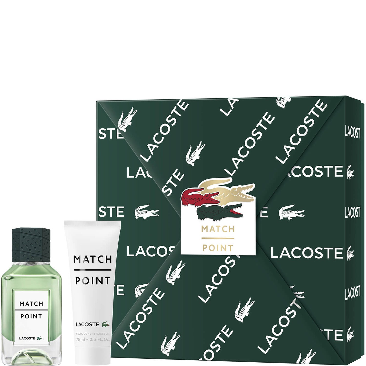 Lacoste Match Point For Him Eau De Toilette 50ml Gift Set (Worth £57.00)