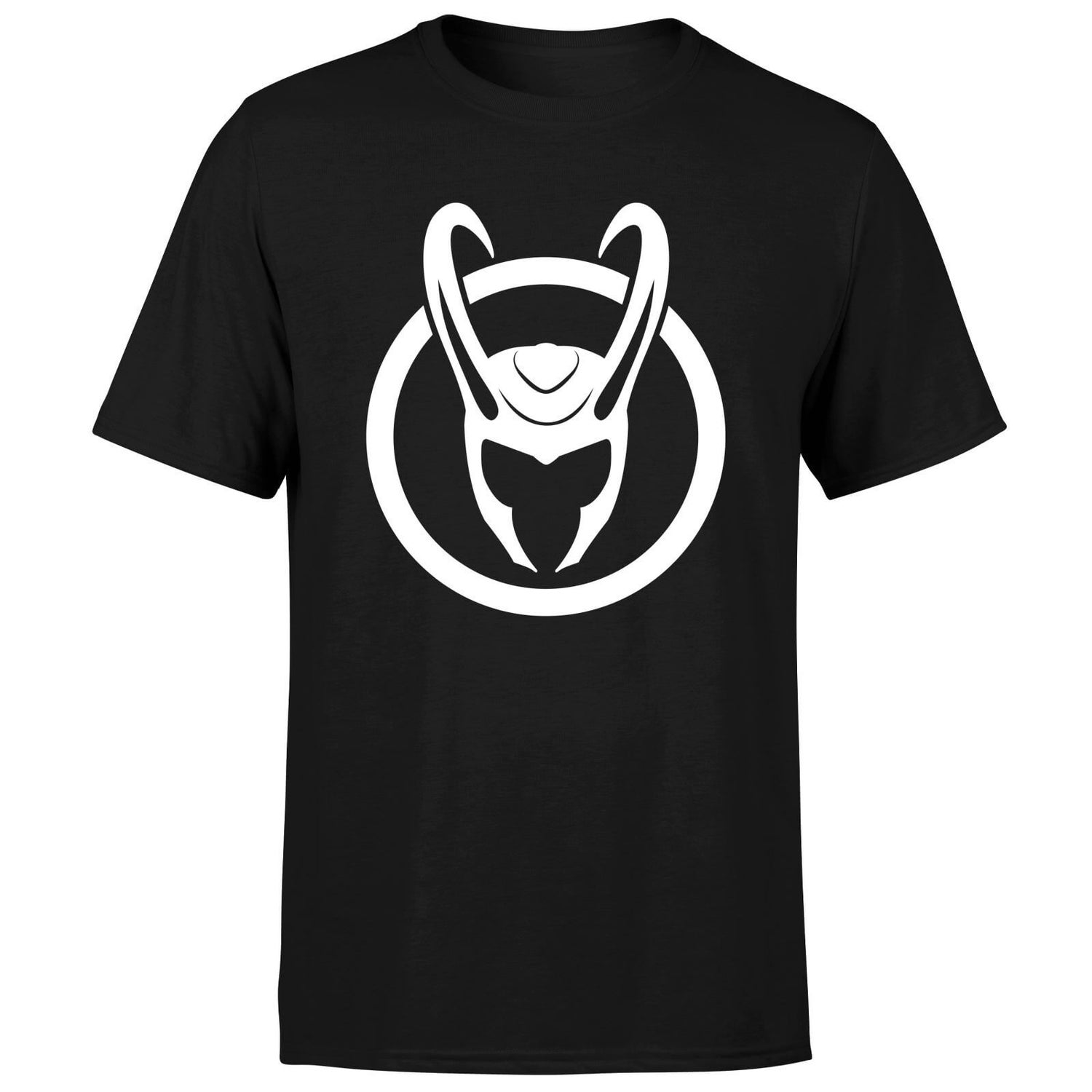 Camiseta unisex Logo de Loki - Negro