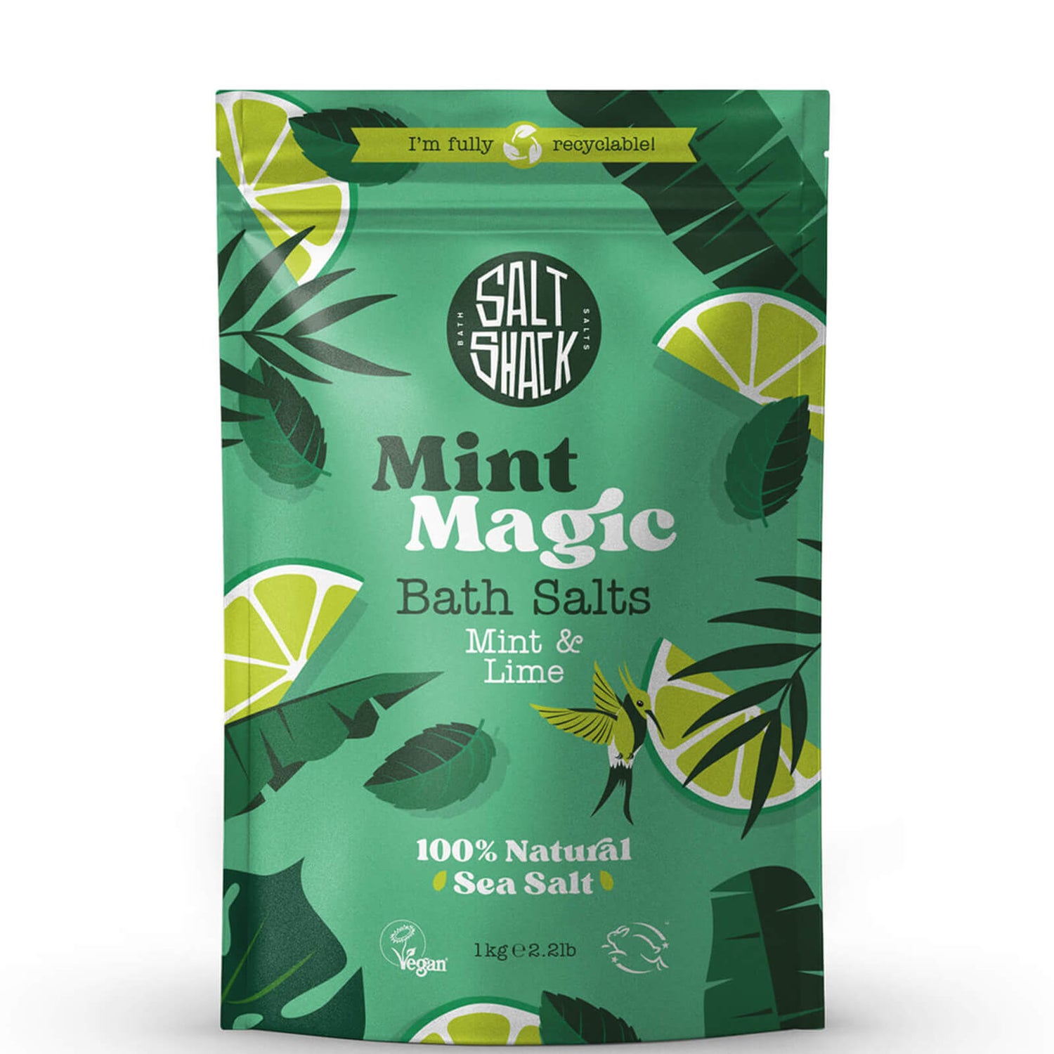 Westlab Salt Shack Mint Magic -kylpysuola, 1 kg