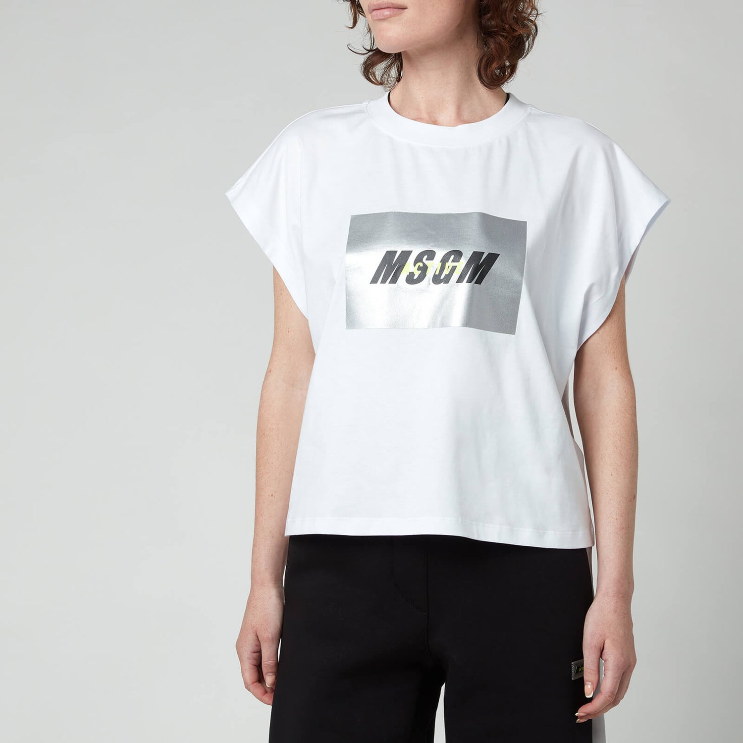 MSGM ActiveWomen's Sleeveless T-Shirt - Optical White