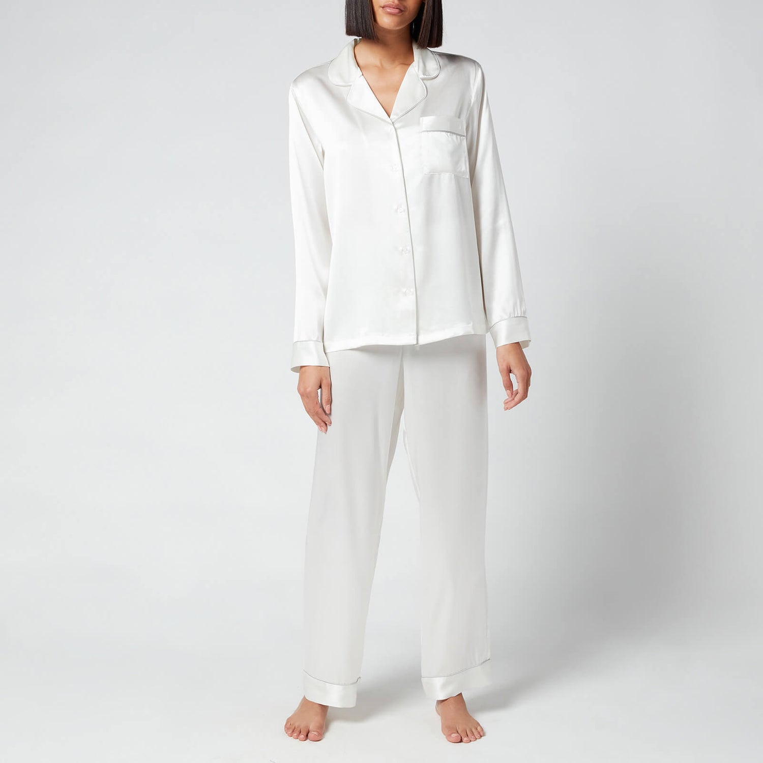 ESPA Silk Pyjamas - White - L