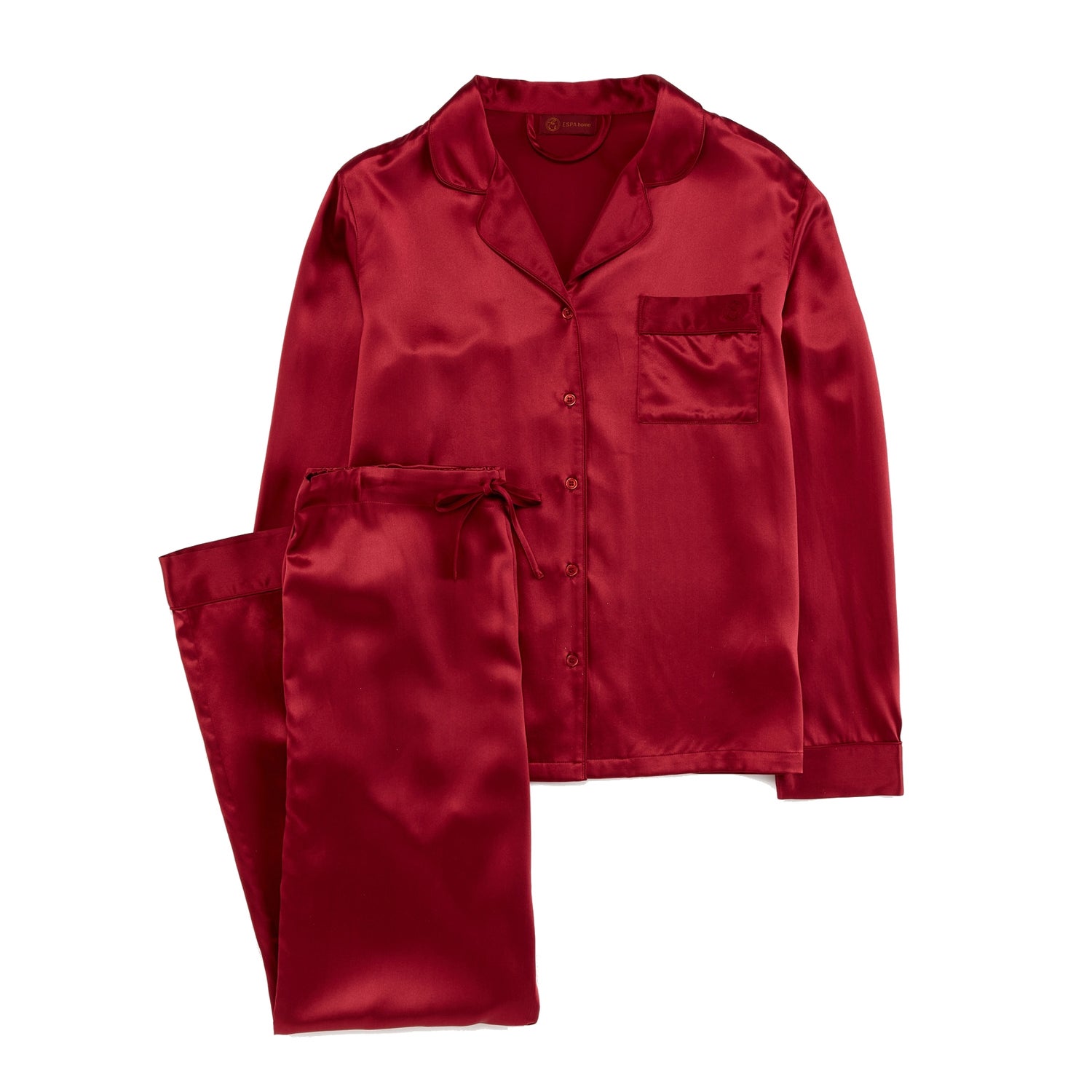 ESPA Silk Pyjamas - Claret Rose