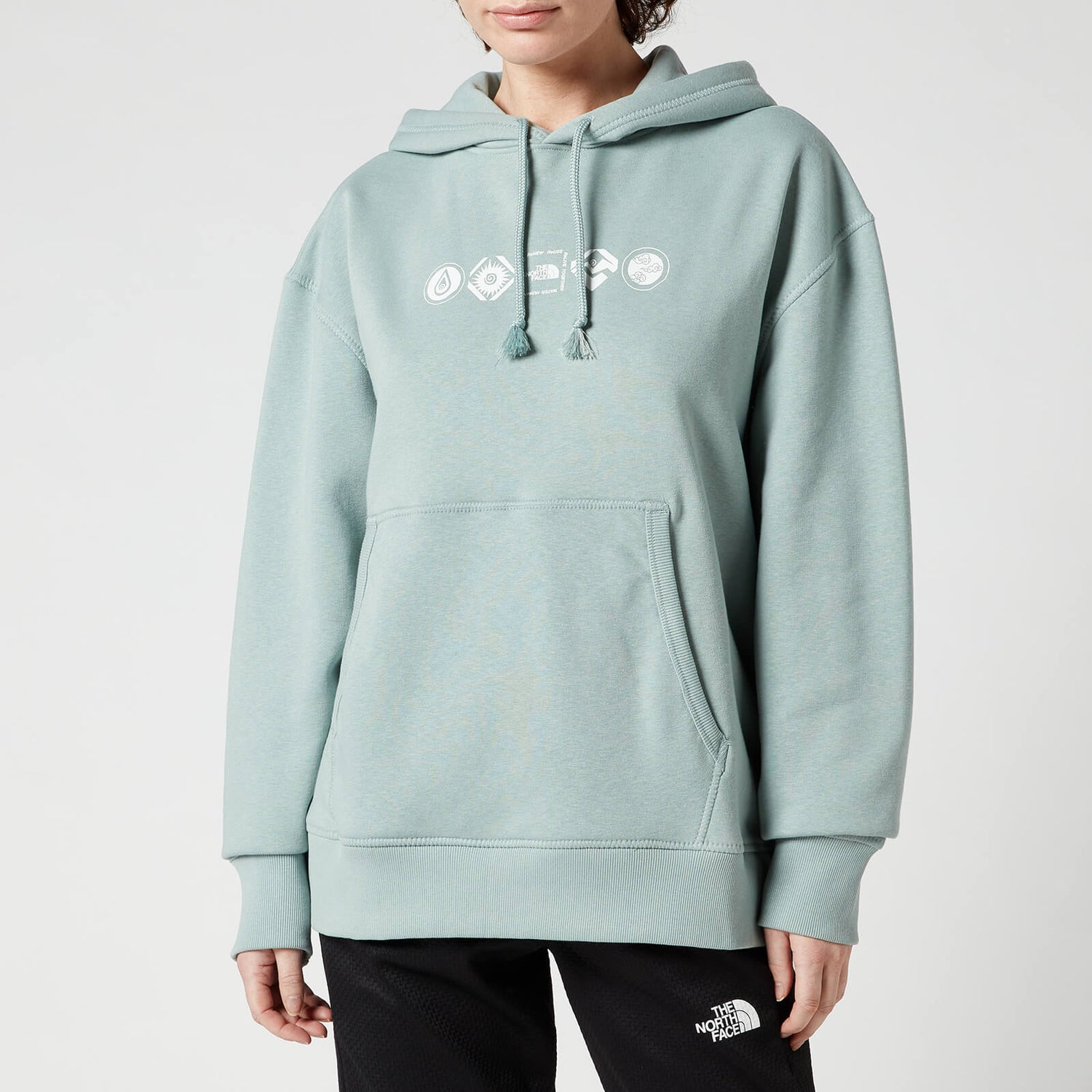 The North Face Women's Himalayan Bottle Source Pullover Hoodie - Light Green - XS