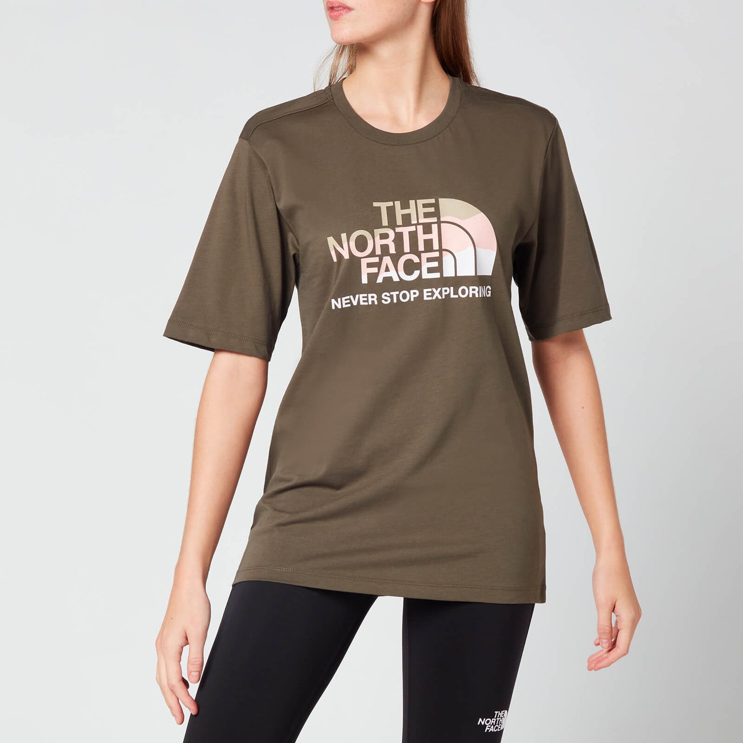 The North Face Women's Biner Graphic 2 T-Shirt - Green - XS