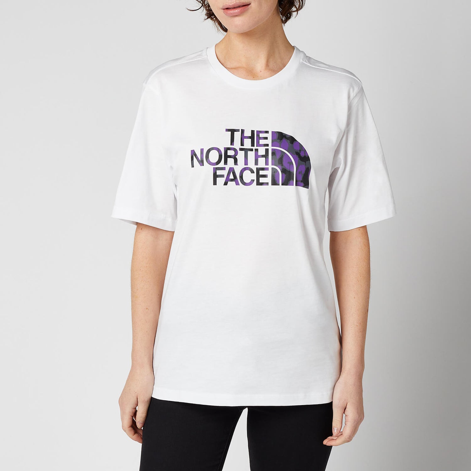 The North Face Women's Bf Easy T-Shirt - White/Purple
